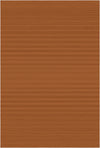 Amber Earth Linear Textured Rug Copper