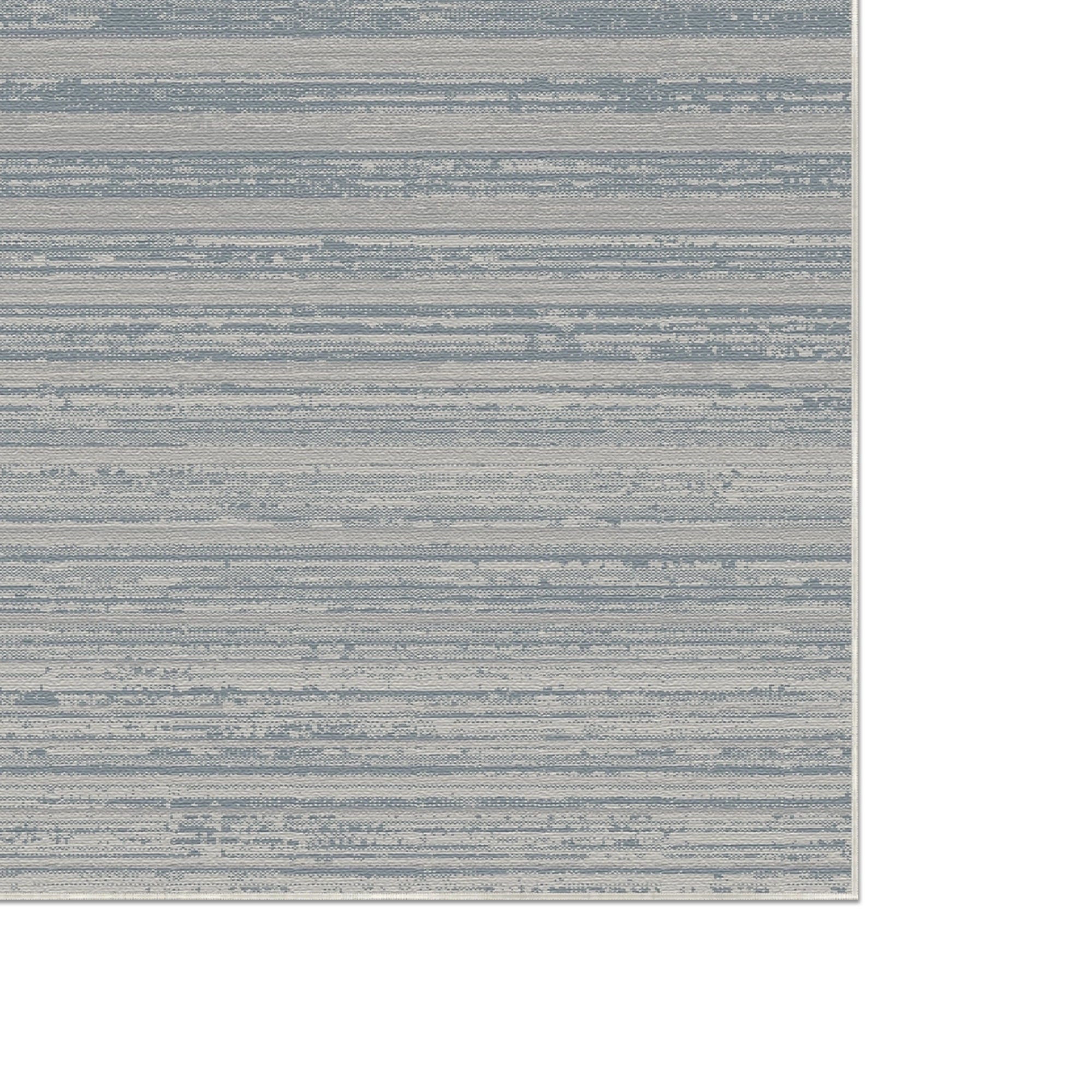 Slate Horizon Linear Textured Rug