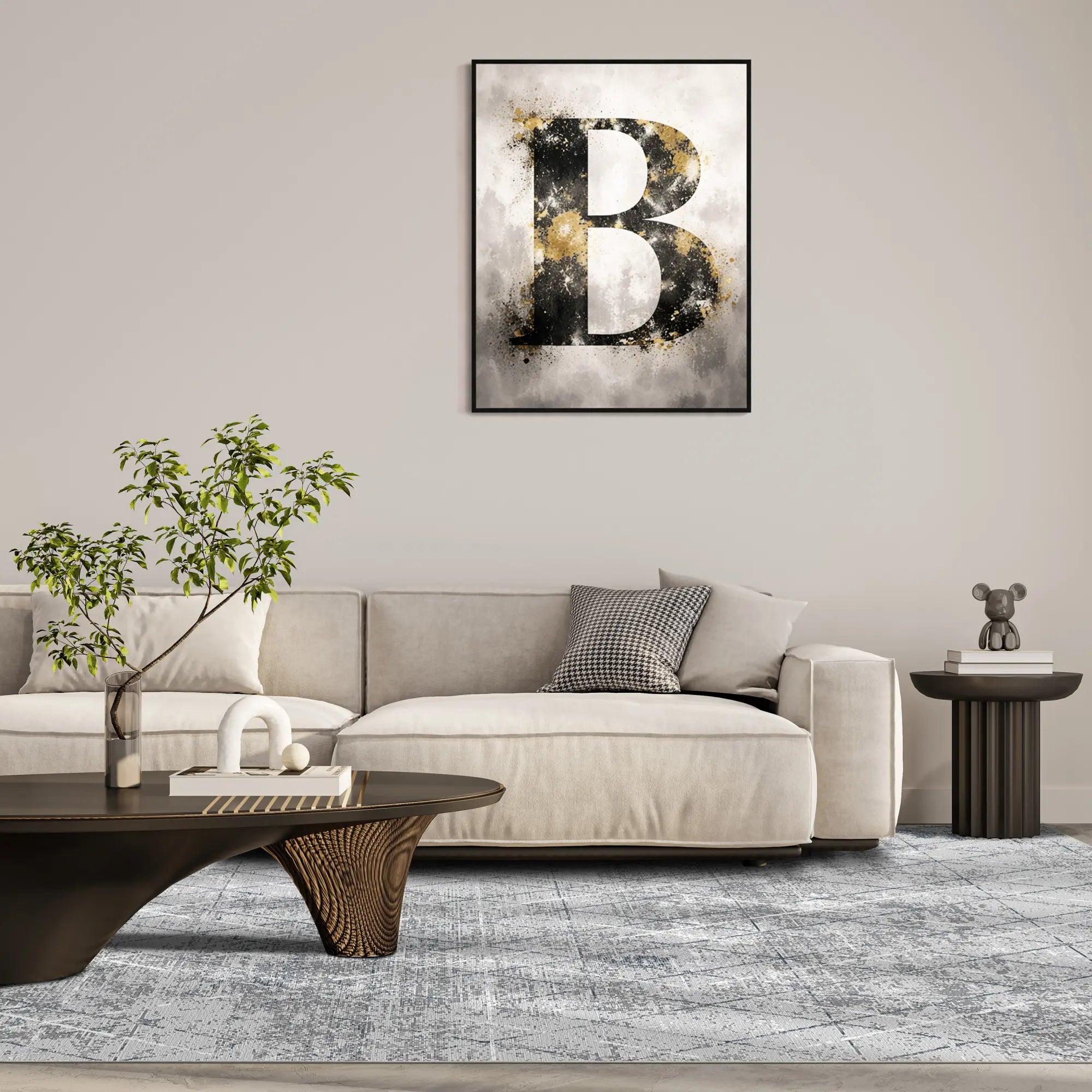Diamond Frost Distressed Rug