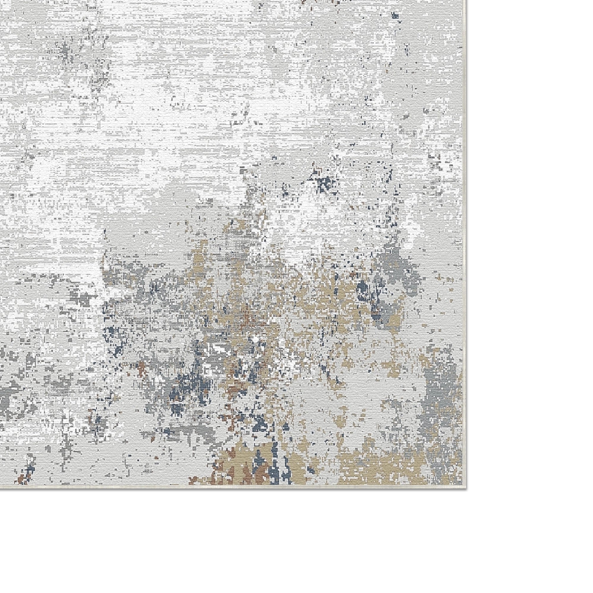 Silverabstrackt Rug Silver Slate Distressed Abstract Rug – Bella Rugs