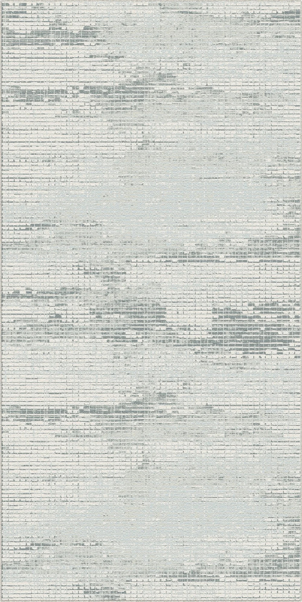 Silver Matrix Mosaic Abstract Rug