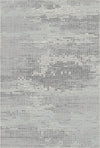 Graphite Matrix Mosaic Abstract Rug Gray