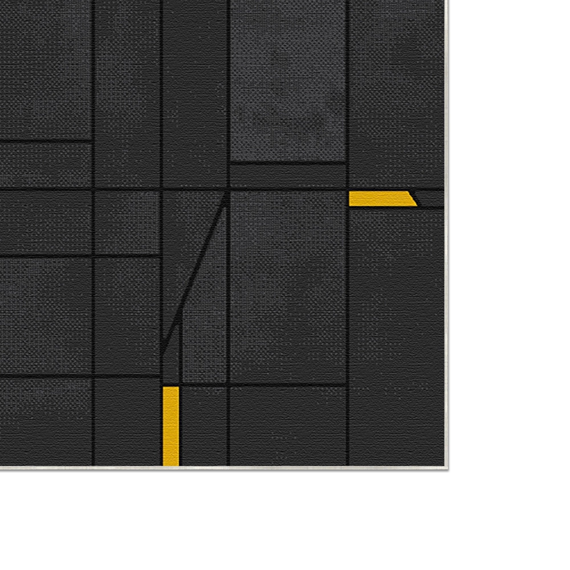 Cyber Axis Midnight & Volt Rug