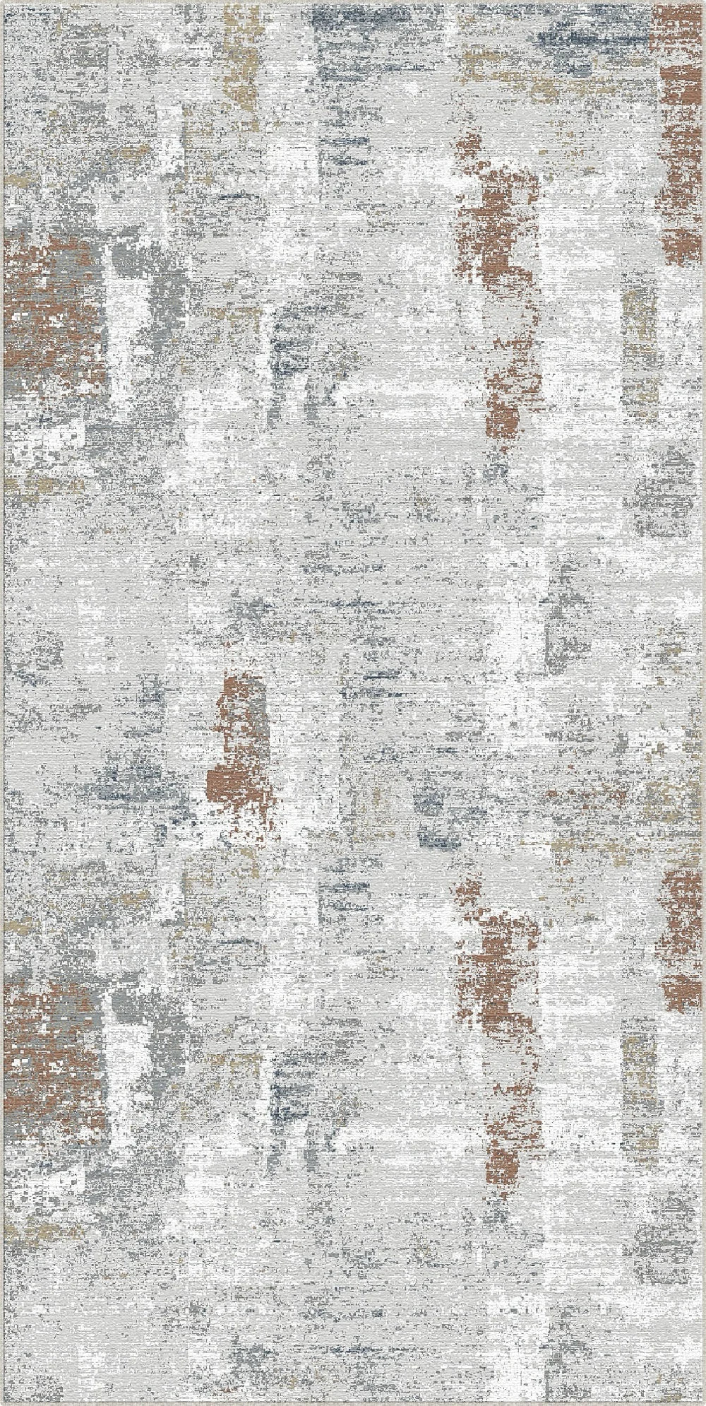 Radiant Patina Abstract Washable Rug