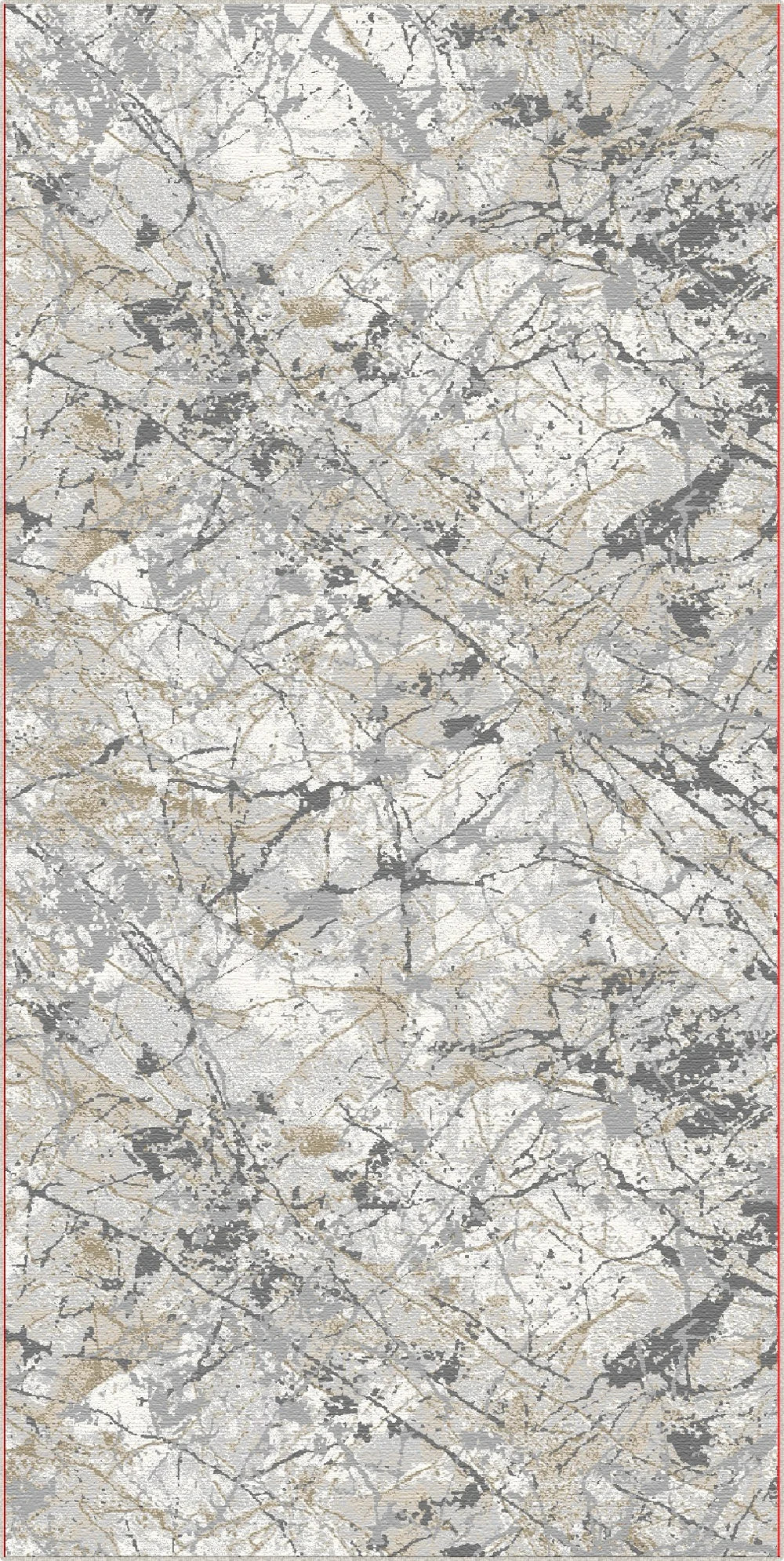 Stellar Fractured Marble Abstract Rug