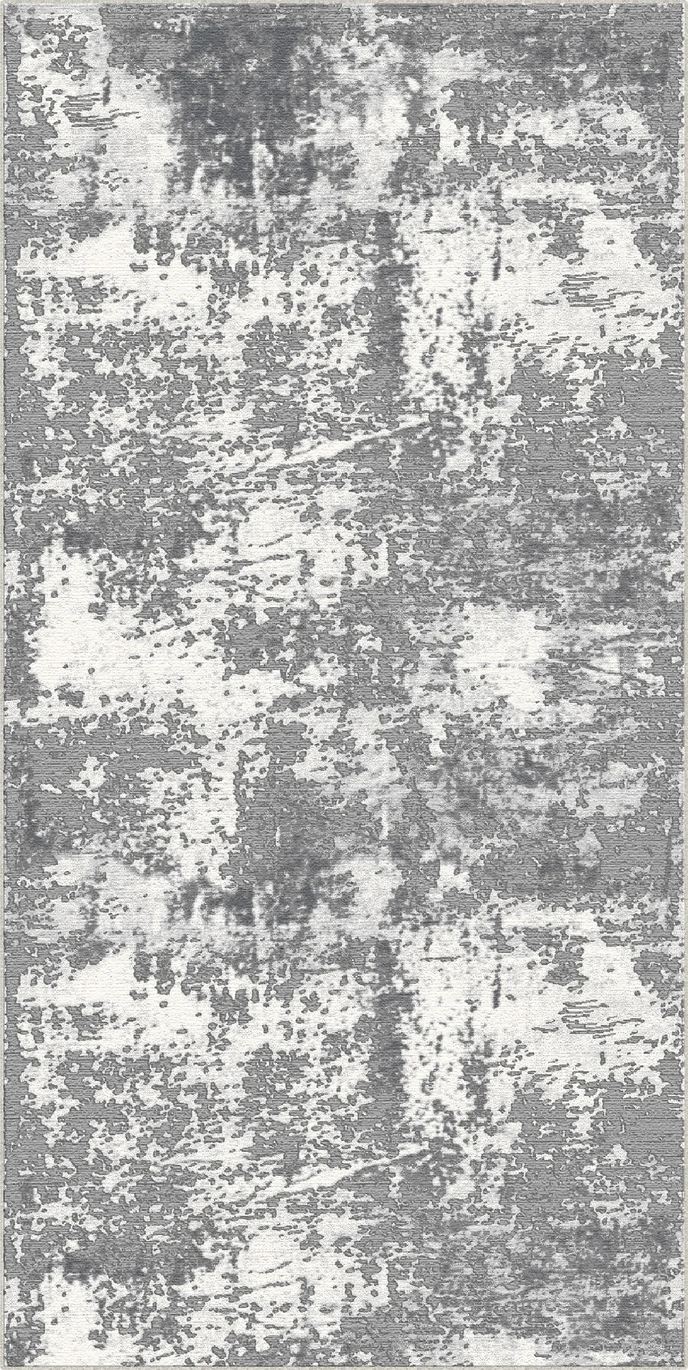 Slate Cloud Patina Abstract Rug