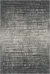 Slate Signal Digital Glitch Rug Gray