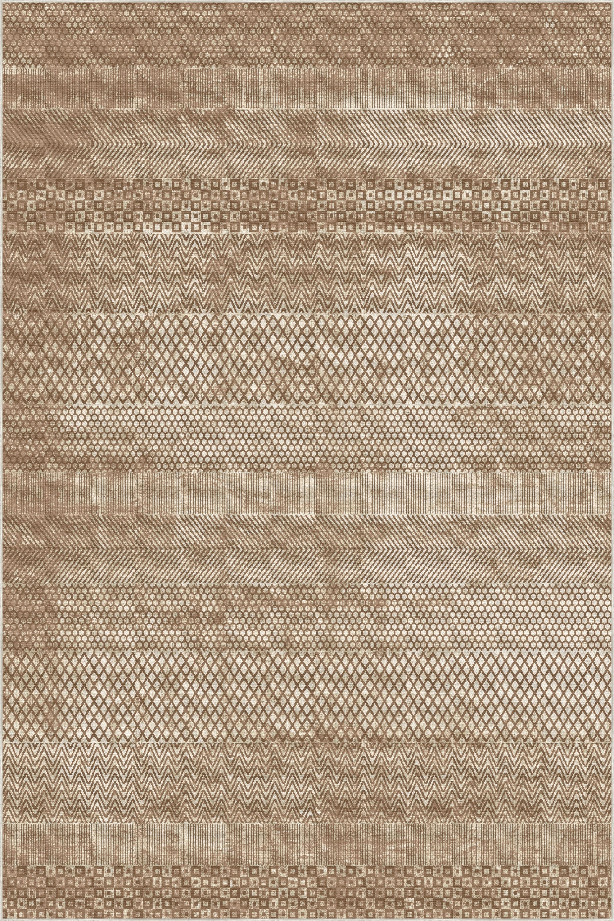 Terra Canyon Banded Geometric Rug
