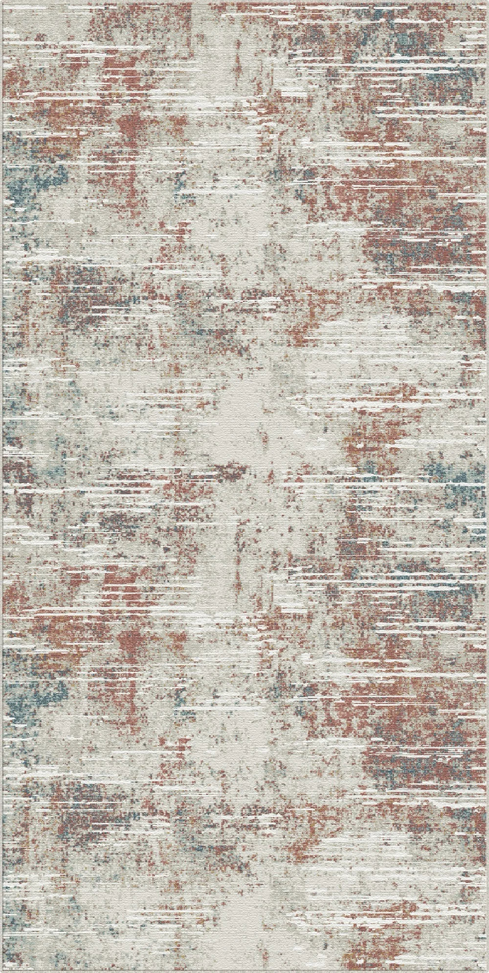 Copper Tide Industrial Abstract Rug