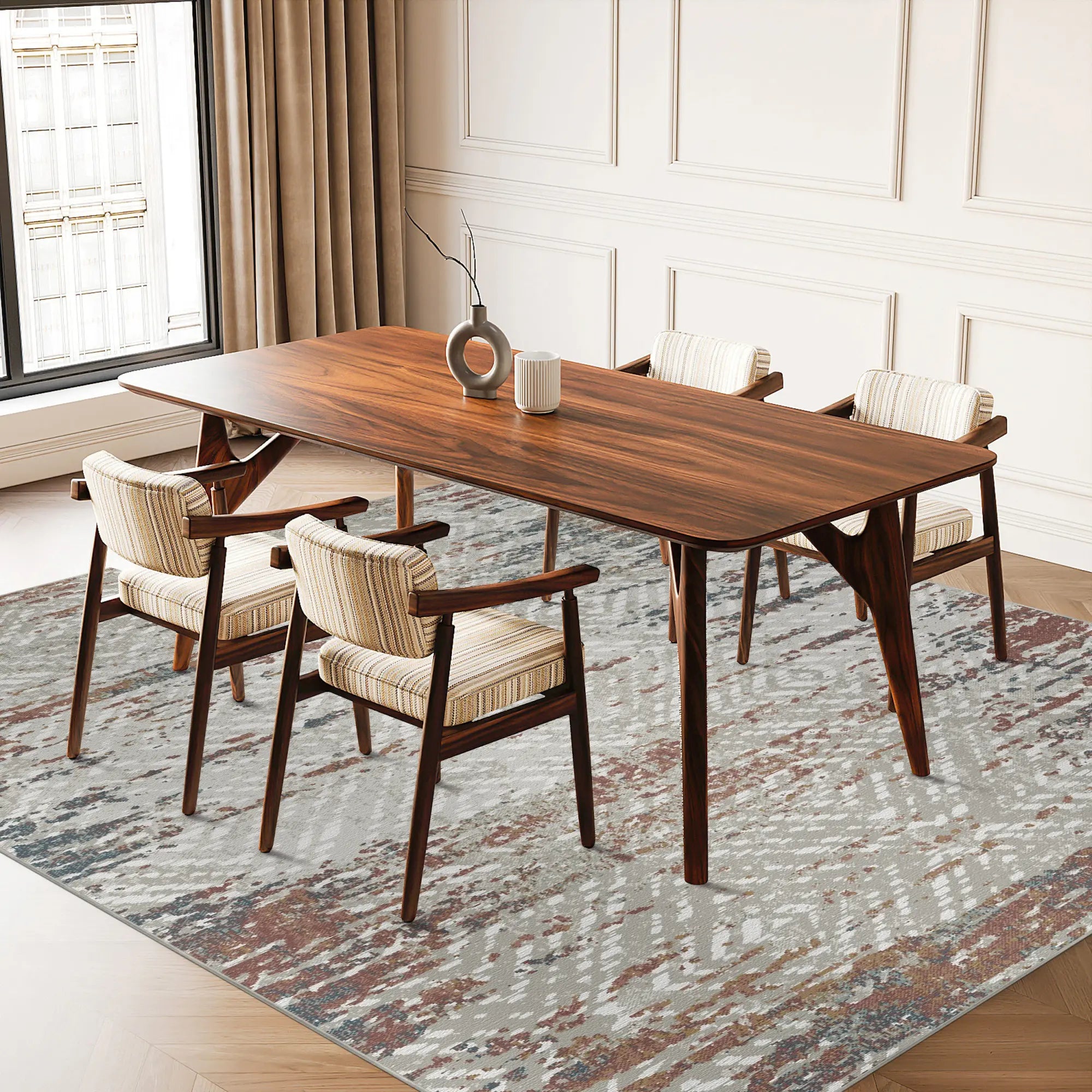 Terra Patina Tribal Distressed Rug