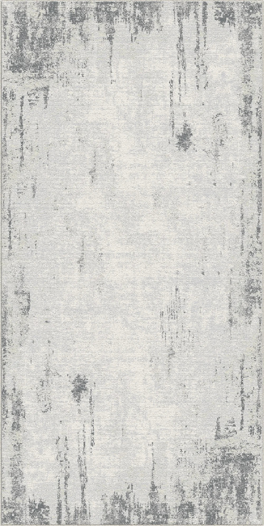 Ash Drift Distressed Industrial Rug
