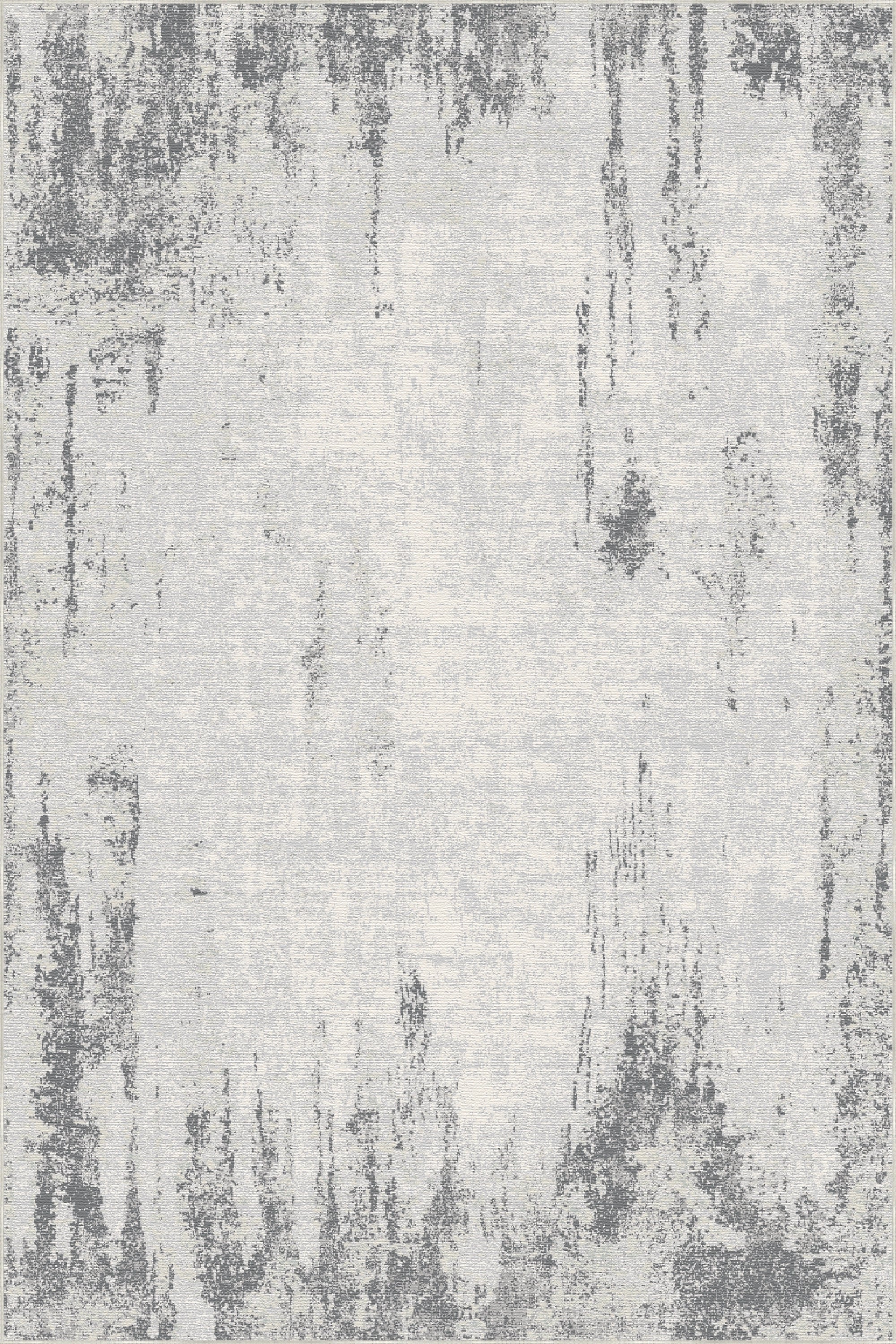 Ash Drift Distressed Industrial Rug