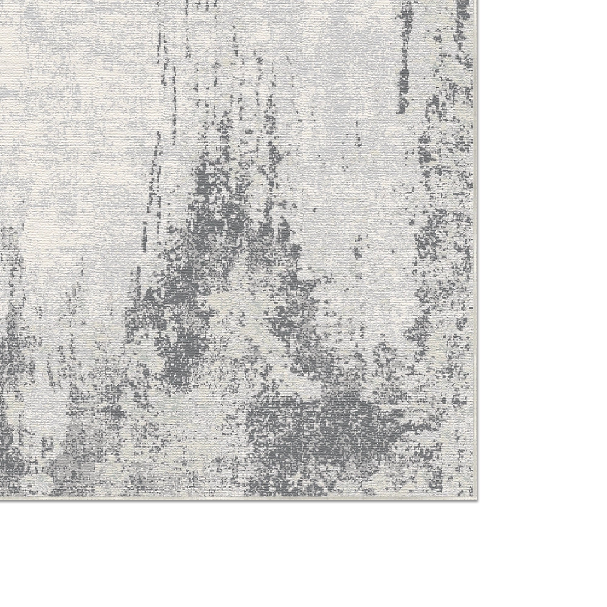 Ash Drift Distressed Industrial Rug