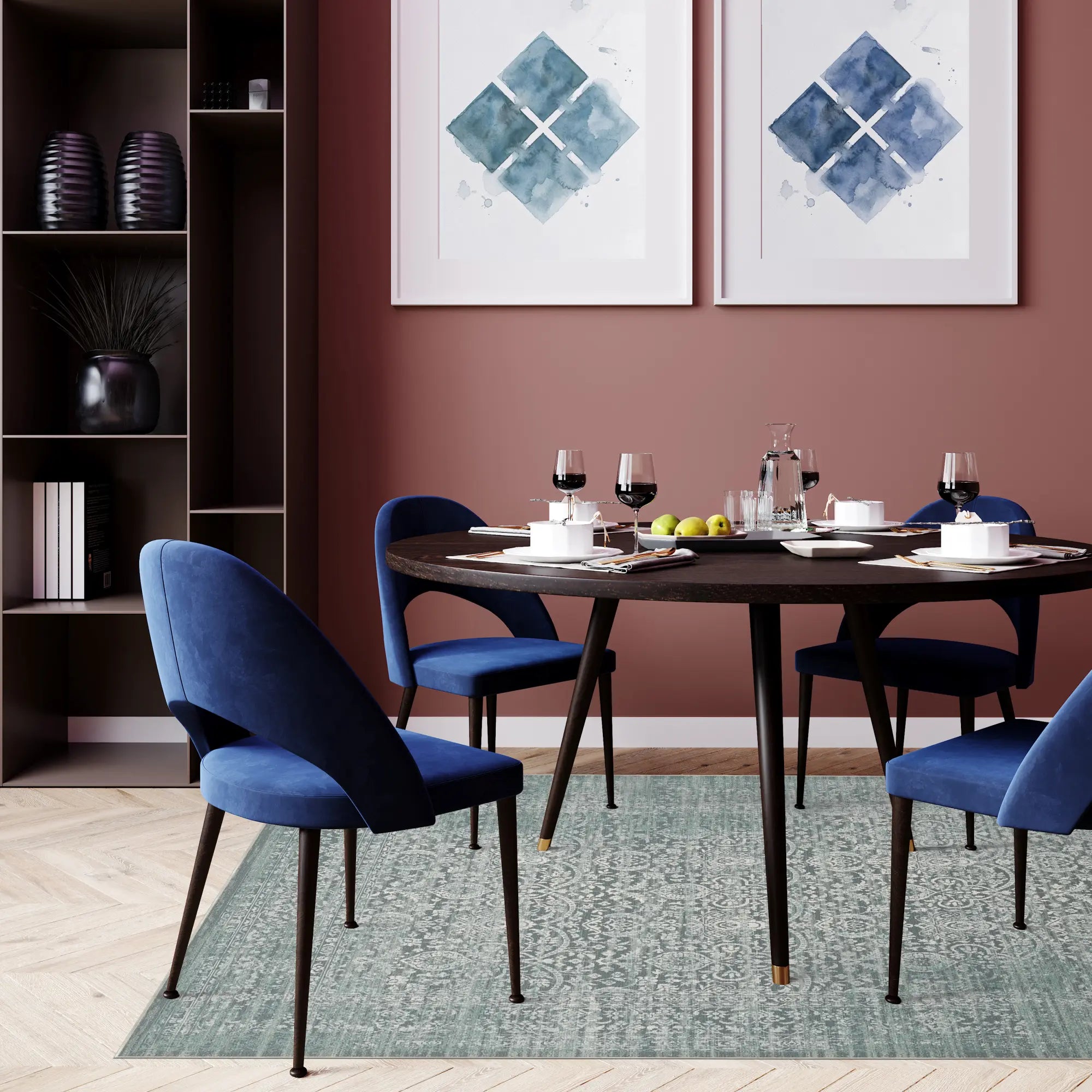 Antique Azure Heritage Rug