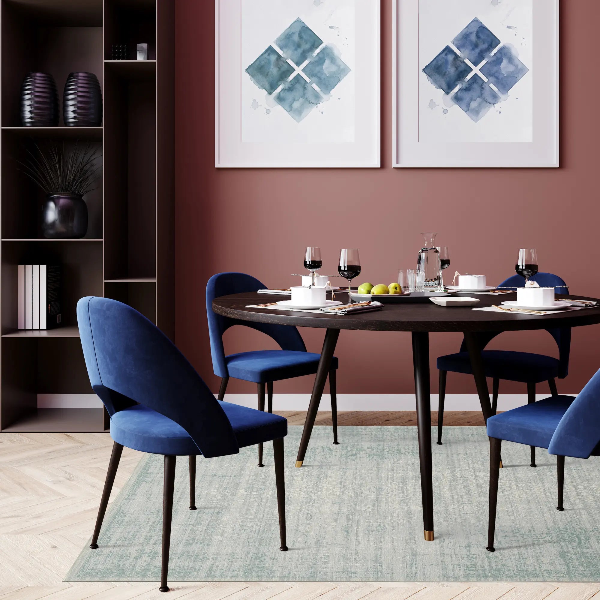 Celestial Seafoam Heritage Rug