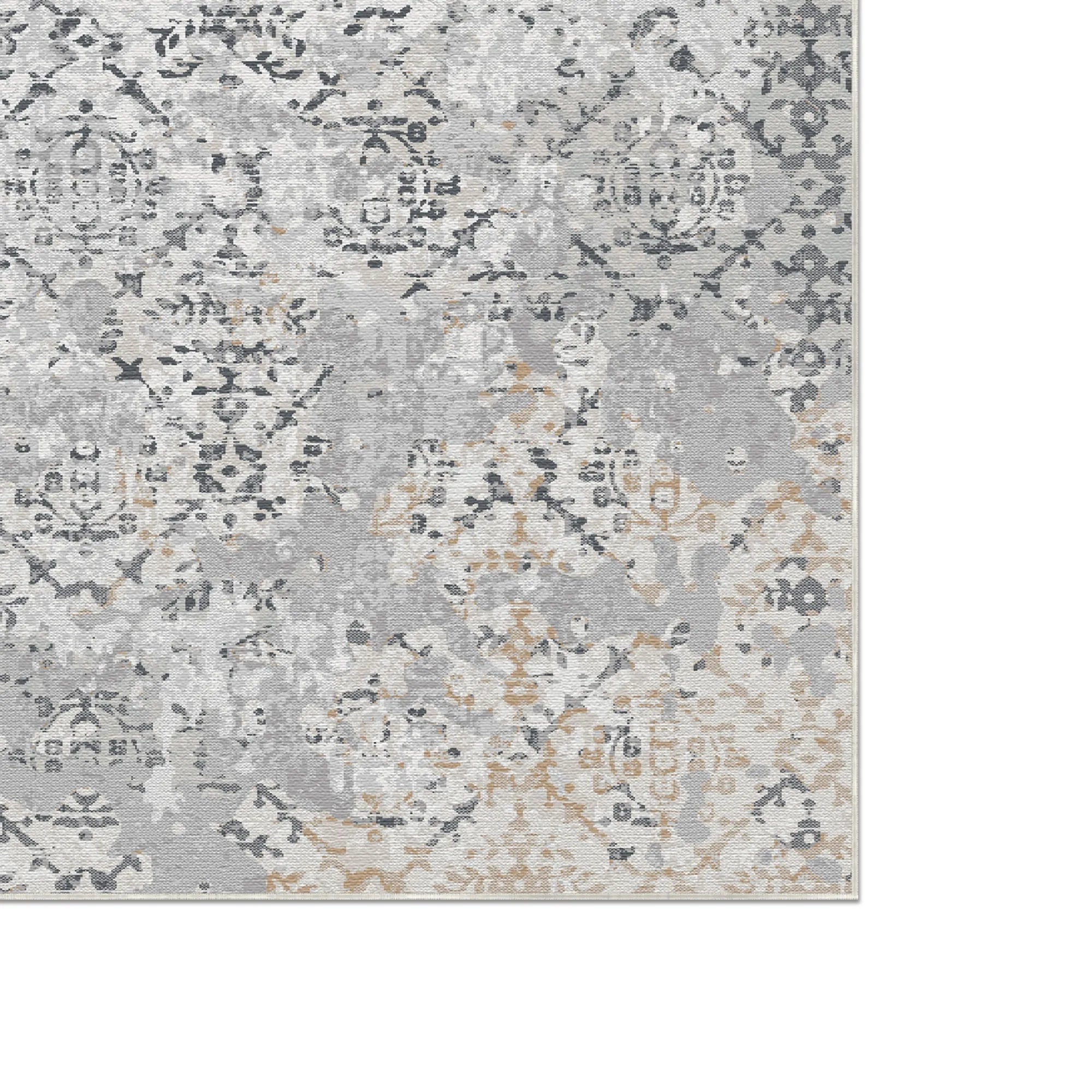 Gilded Ash Ancestral Lattice Rug