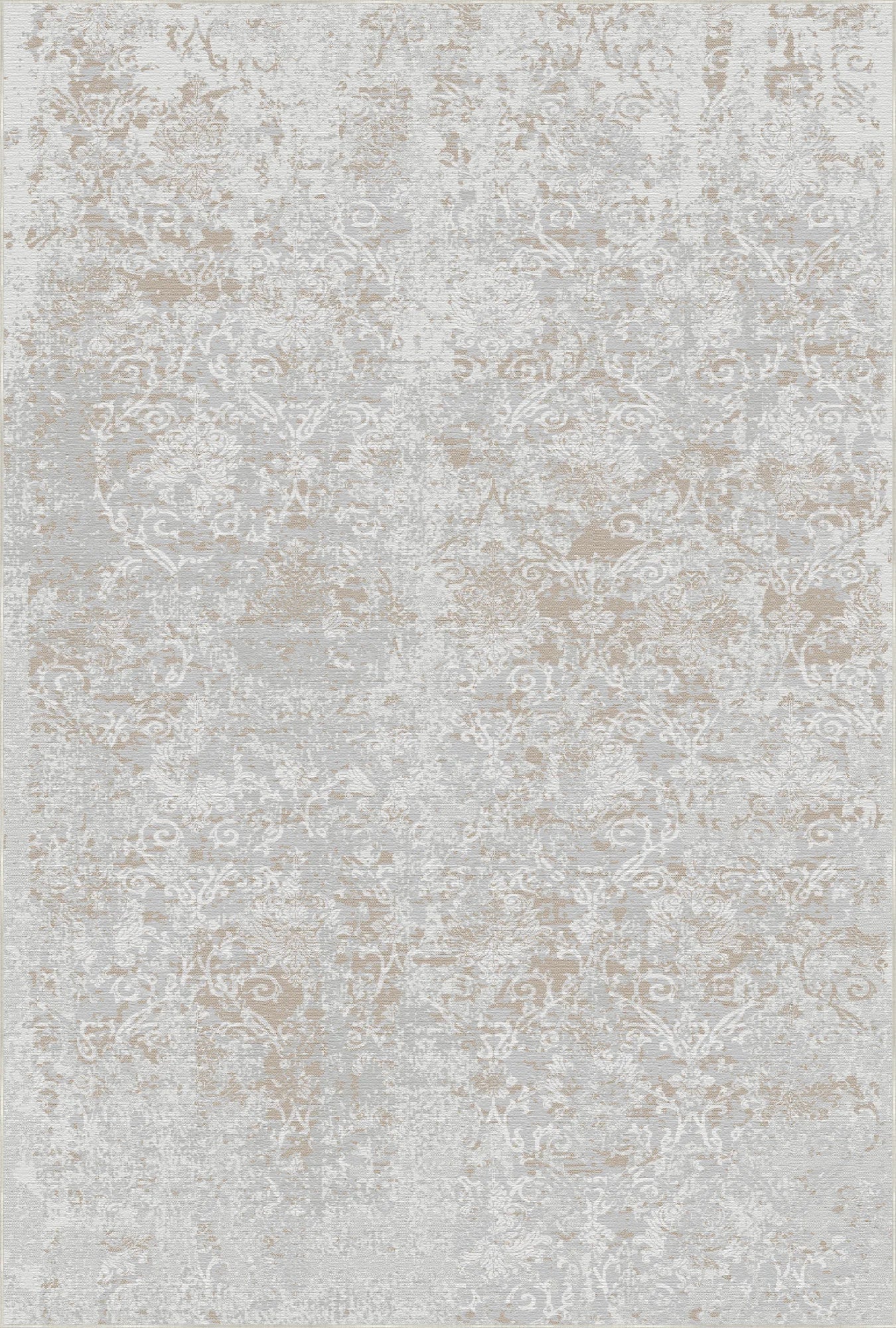 Ivory Ash Ancestral Scroll Rug