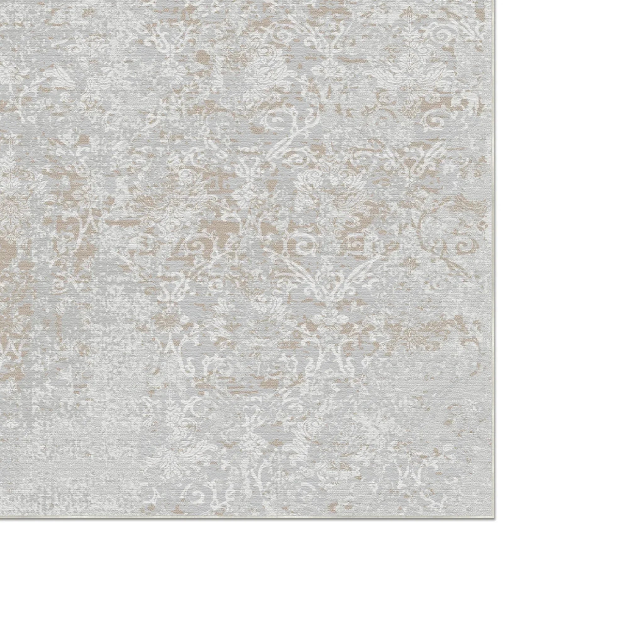 Ivory Ash Ancestral Scroll Rug