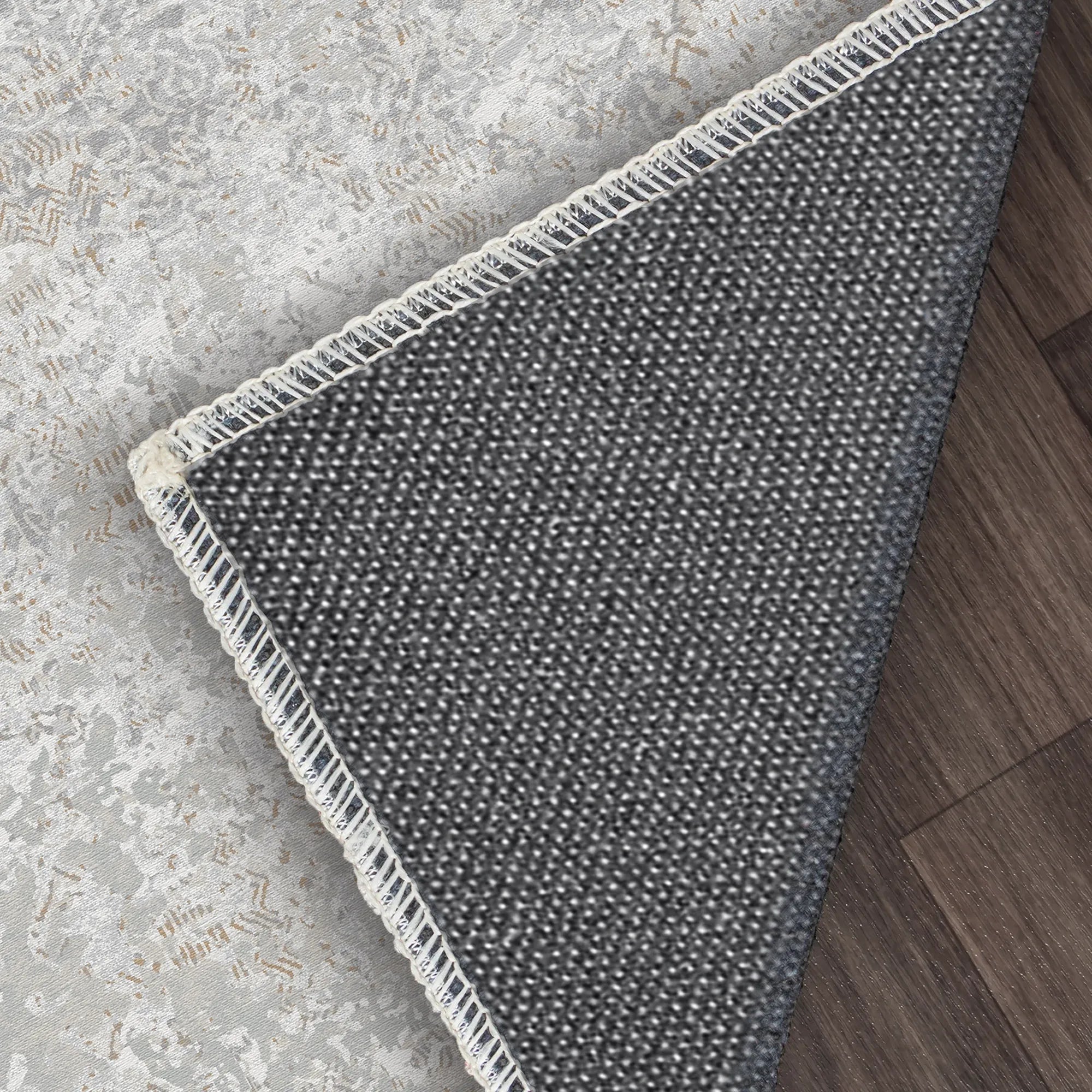 Stratum Tribal Eroded Gray Rug