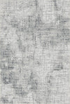Slate Crosshatch Abstract Gray Rug Gray