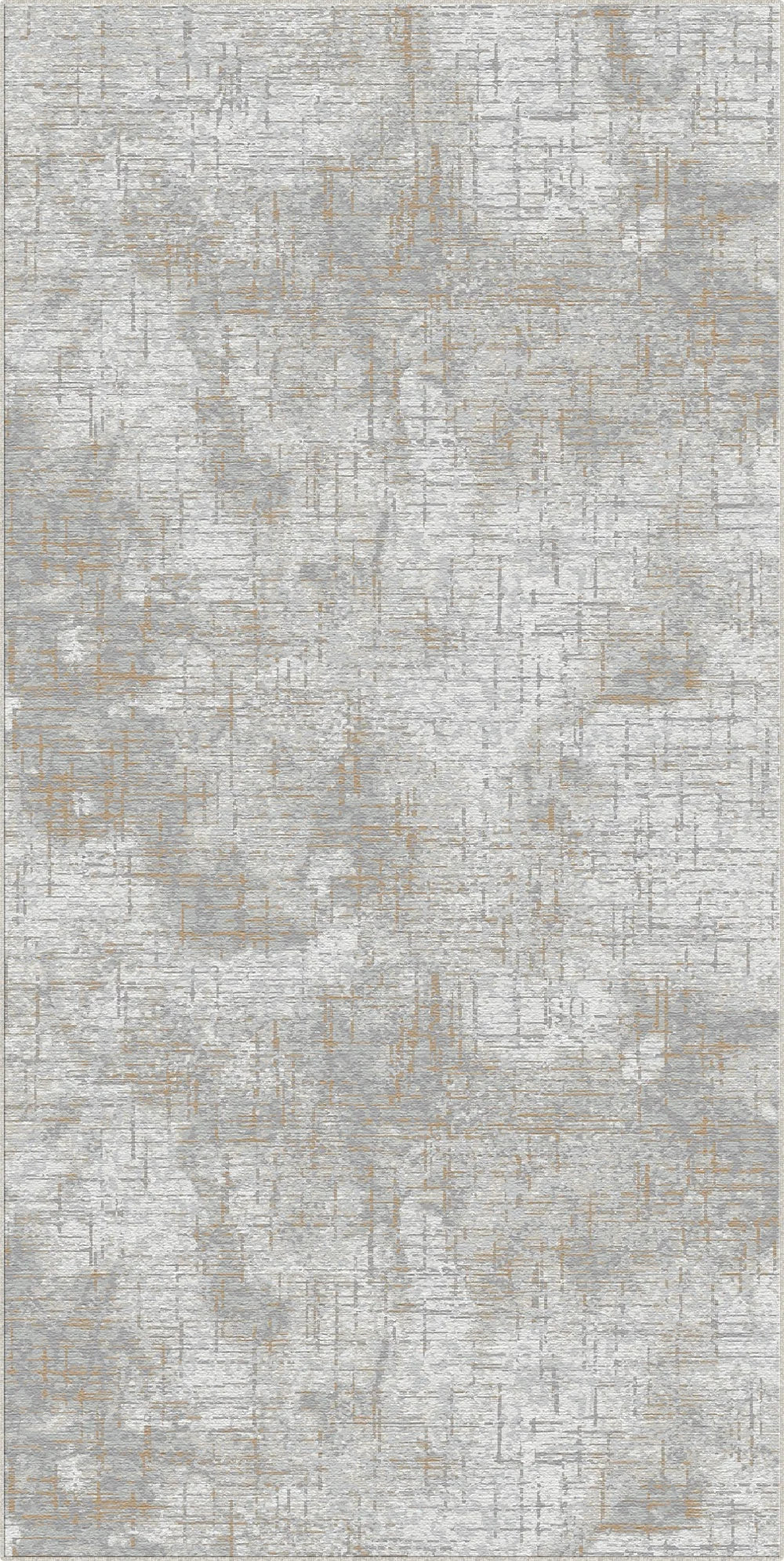 Gilded Crosshatch Abstract Rug