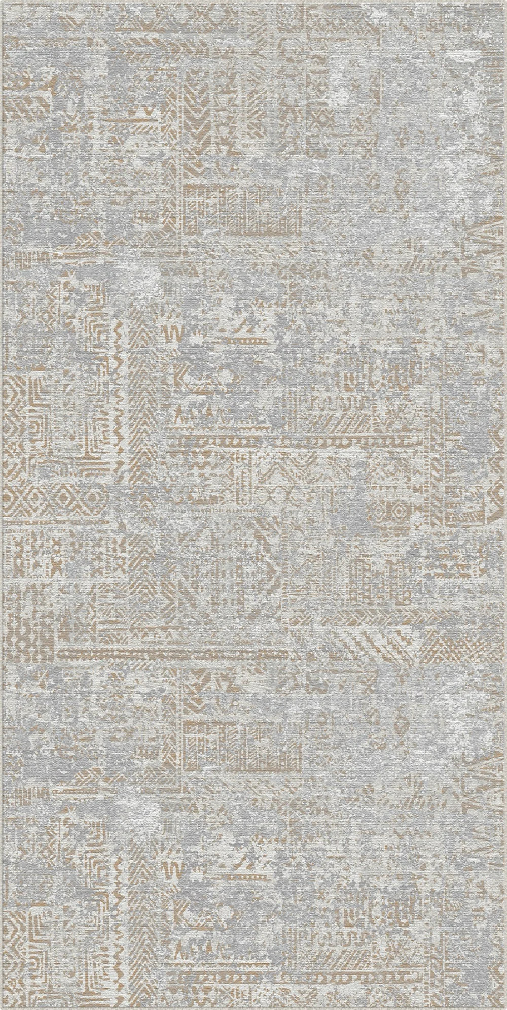Amber Mosaic Tribal Rug