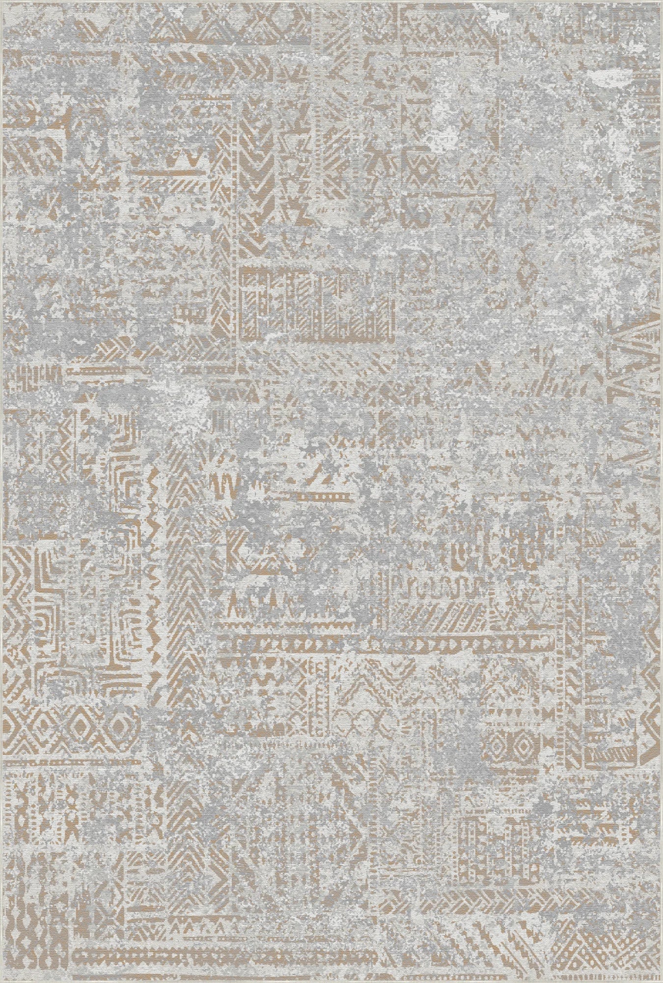Ambisa Rug Amber Mosaic Washable Tribal Rug – Bella Rugs