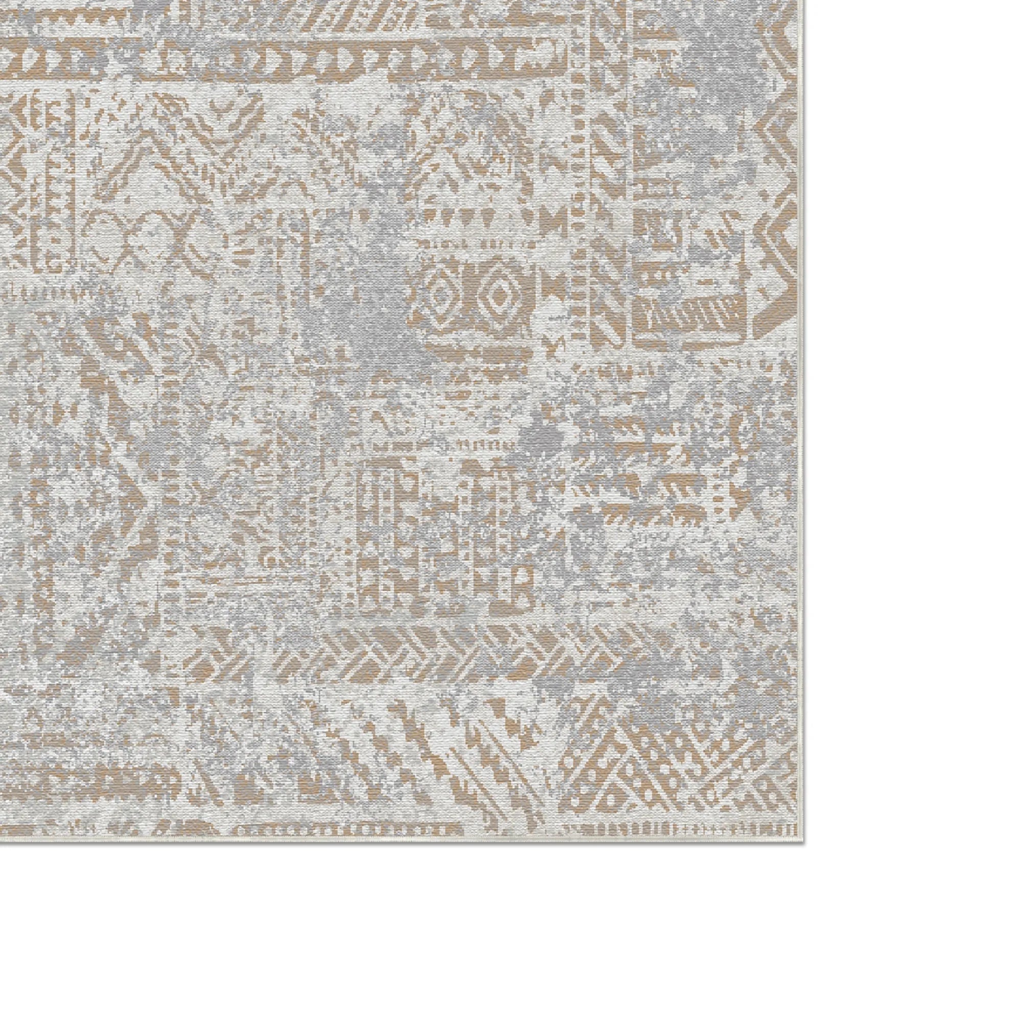 Amber Mosaic Tribal Rug