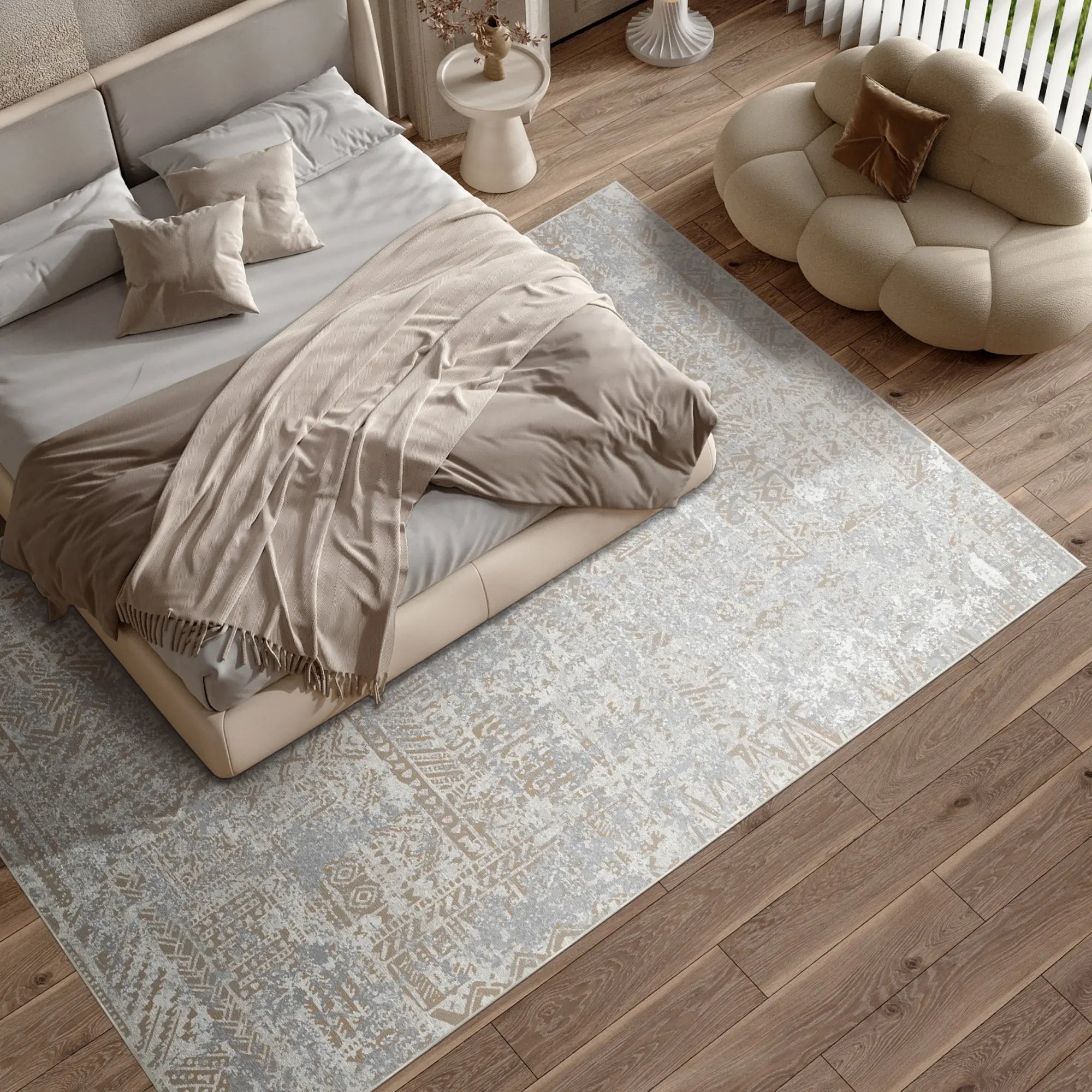 Amber Mosaic Tribal Rug