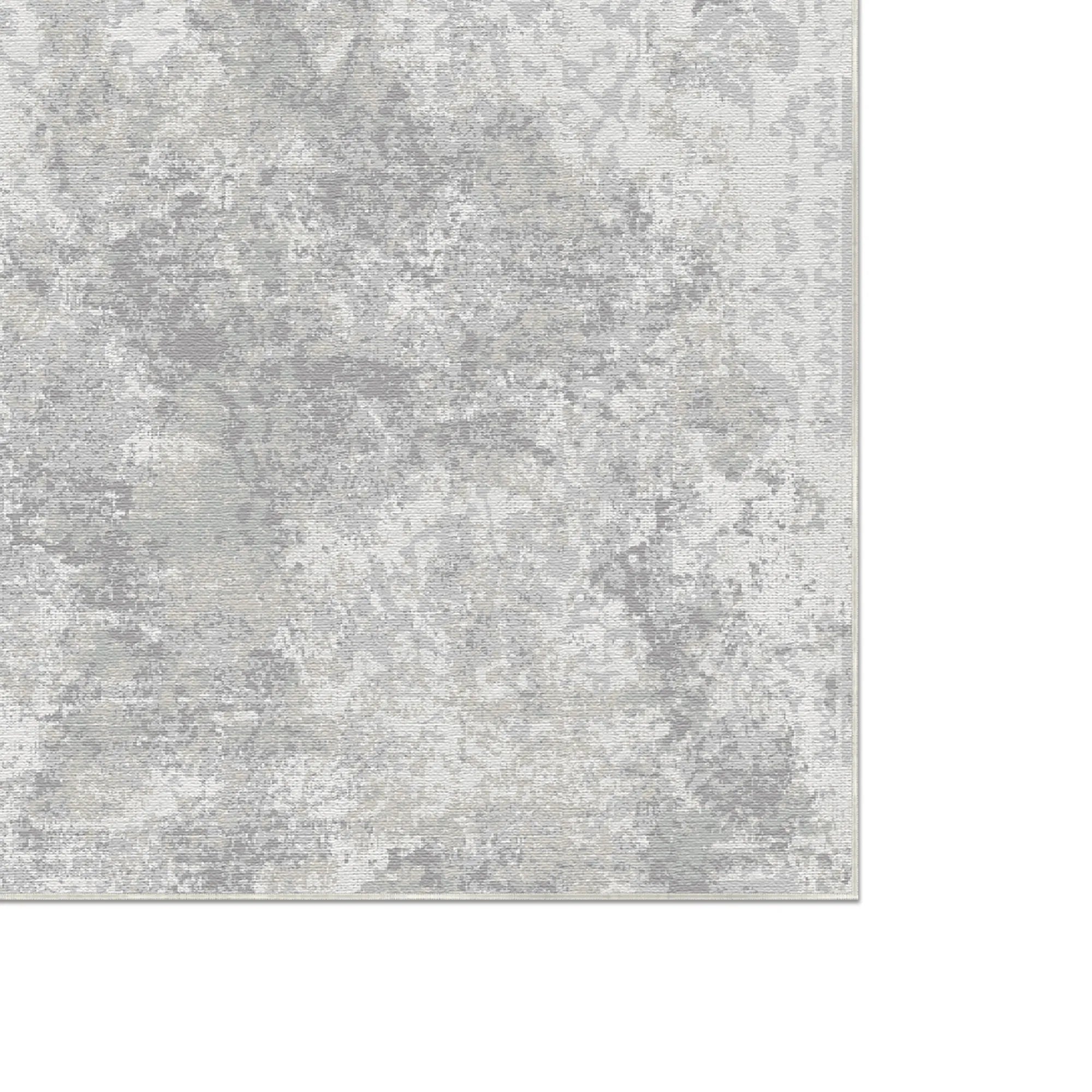 Platinum Echo Fragmented Gray Rug
