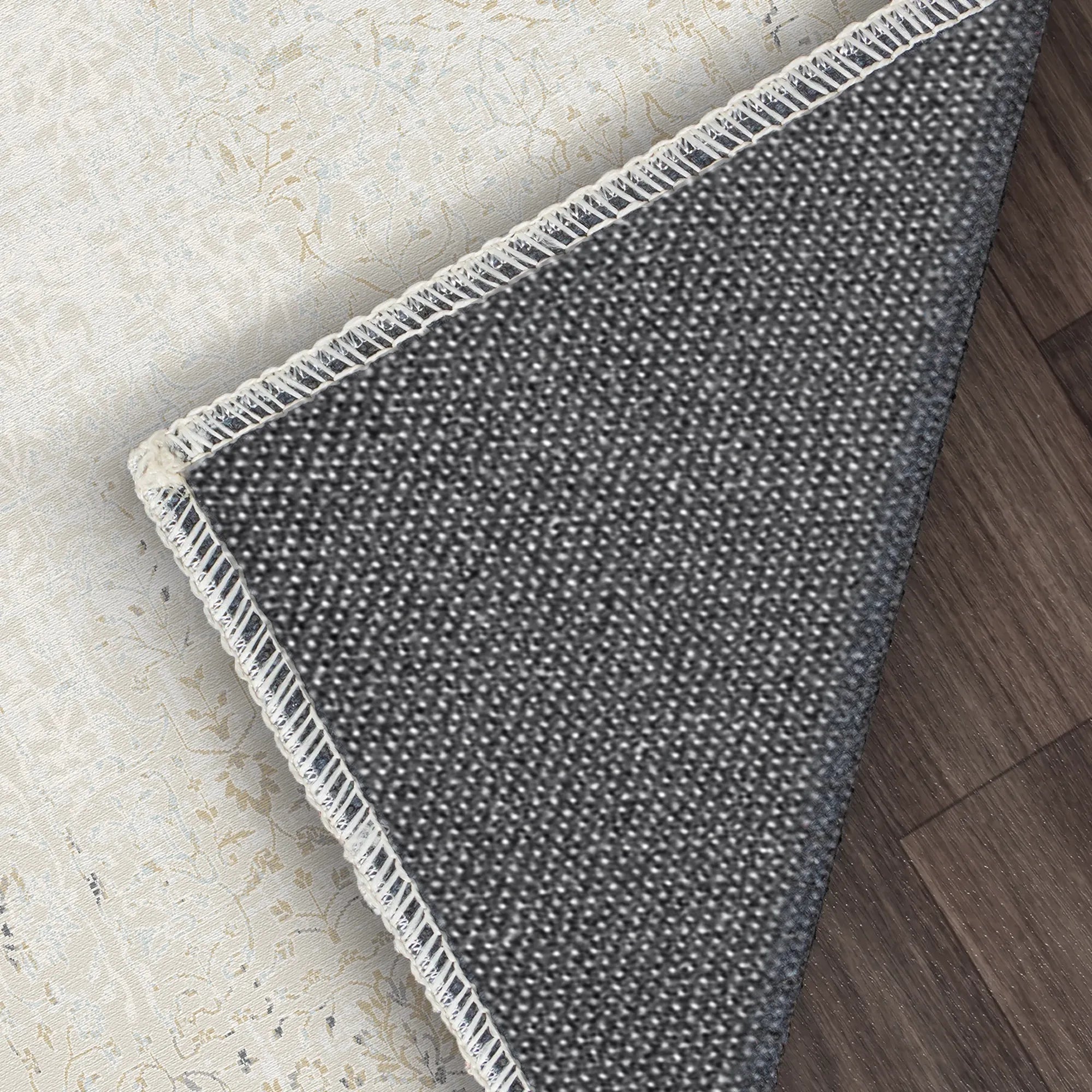 Sterling Scroll Silver Rug