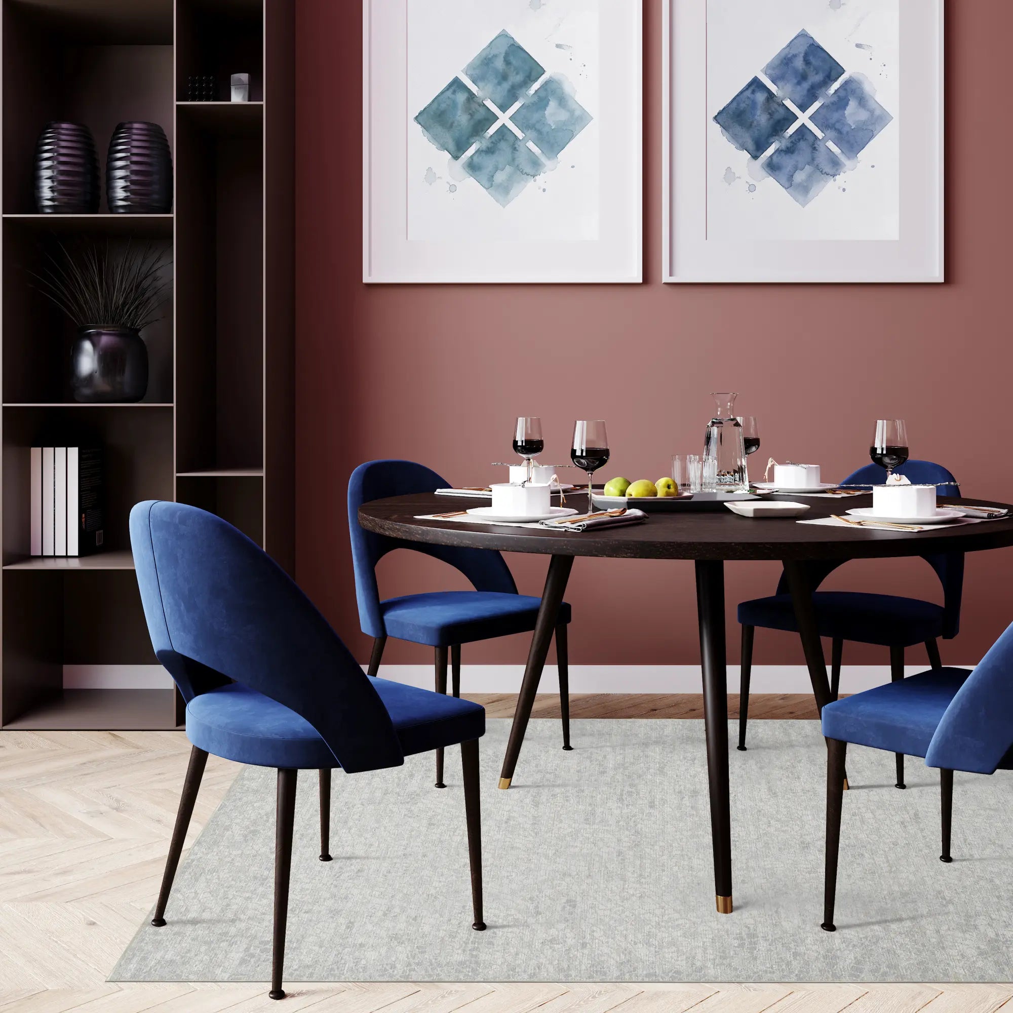 Titanium Scale Gray Rug