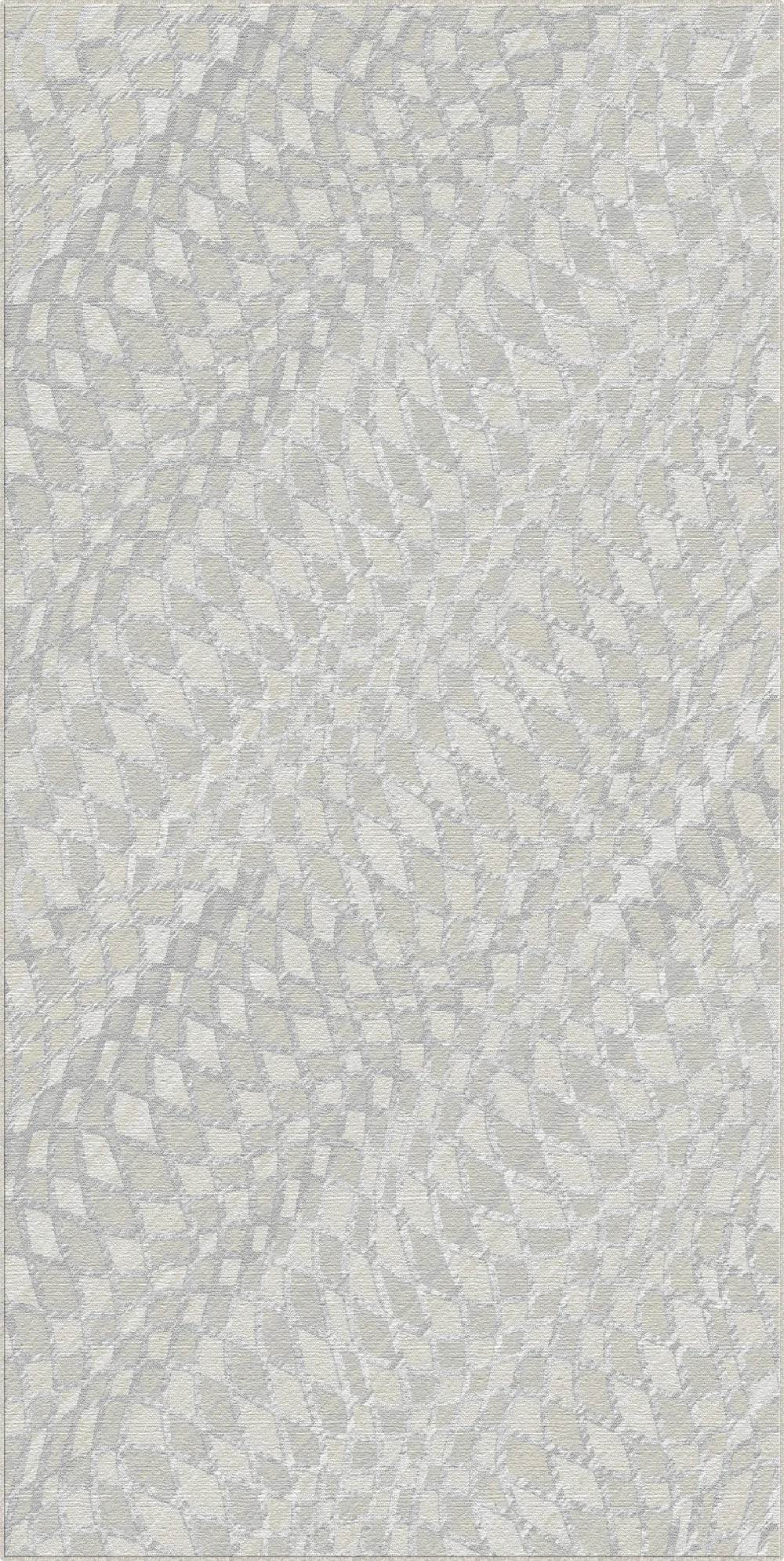 Argent Pulse Mosaic Gray Rug