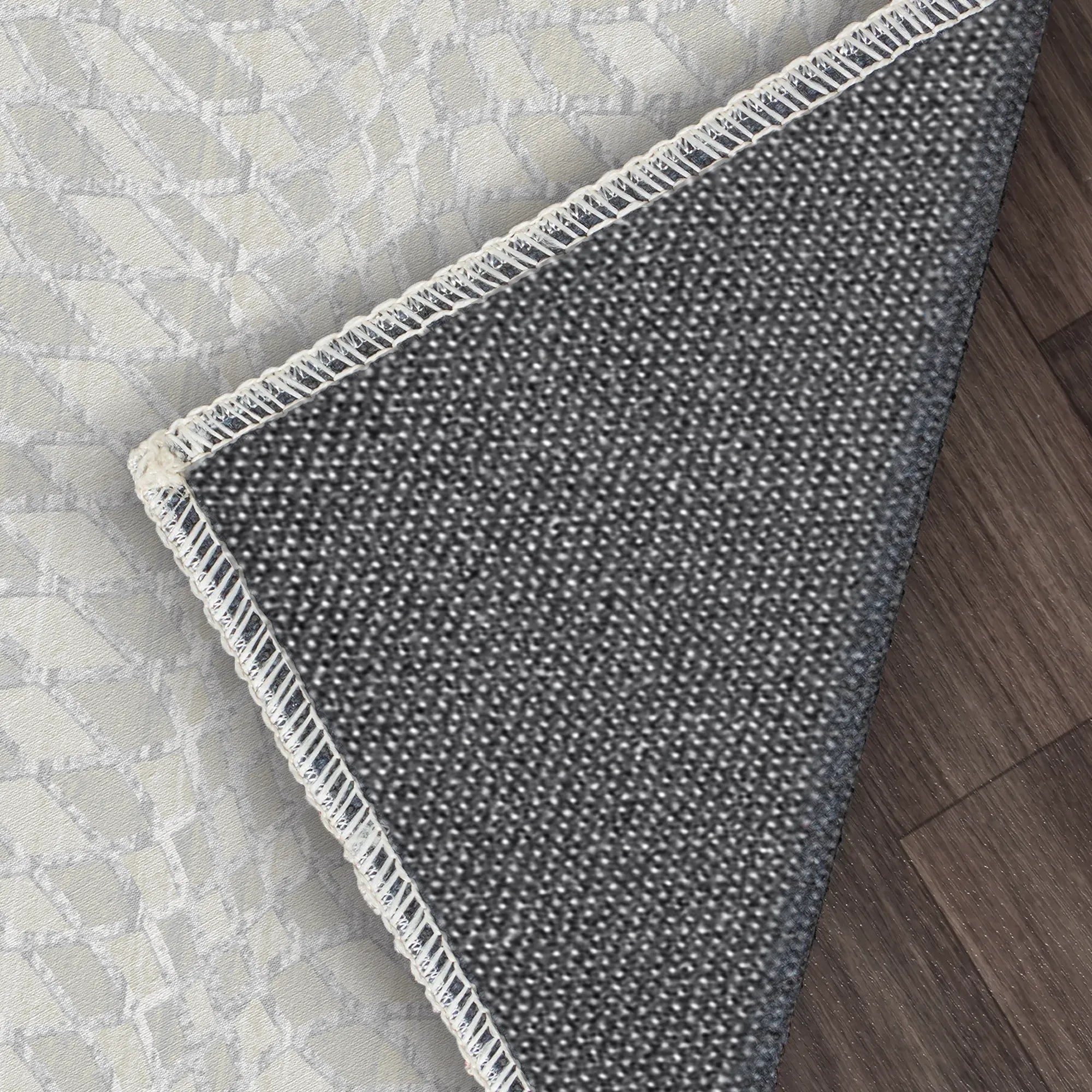 Argent Pulse Mosaic Gray Rug