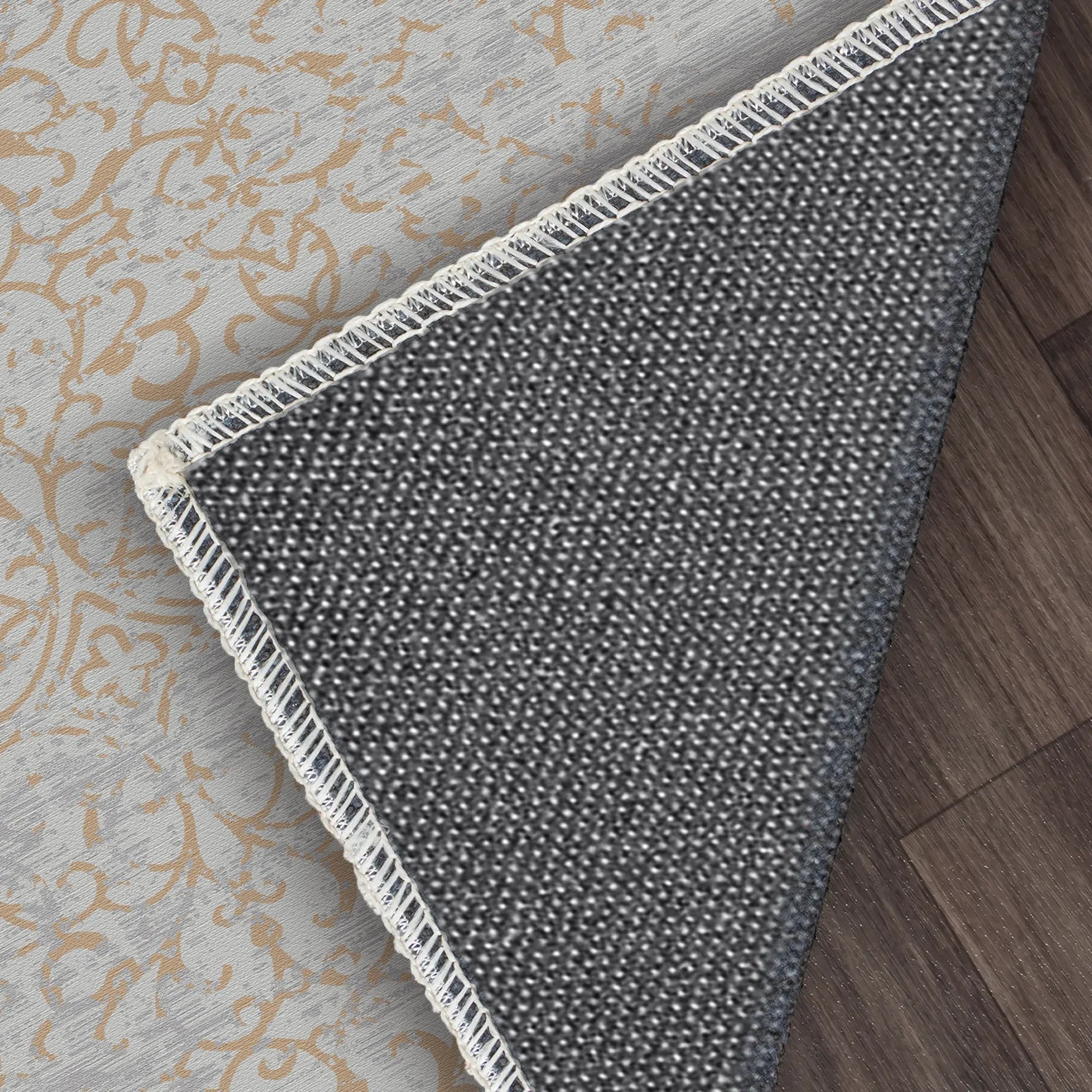 Gilded Bloom Distressed Rug