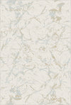 Arctic Quartz Washable Marble Rug Ivory