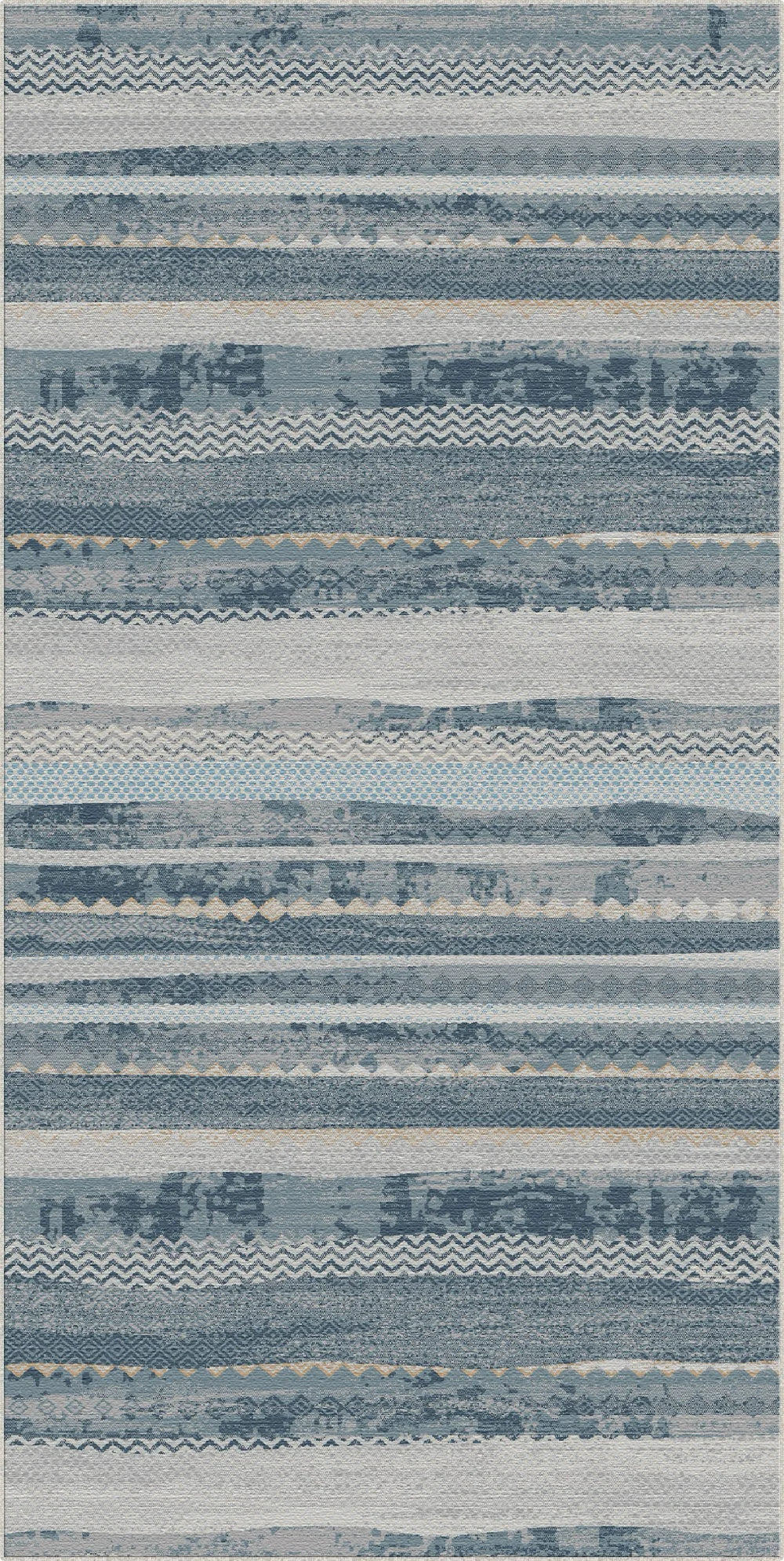 Indigo Nomad Horizon Tribal Rug