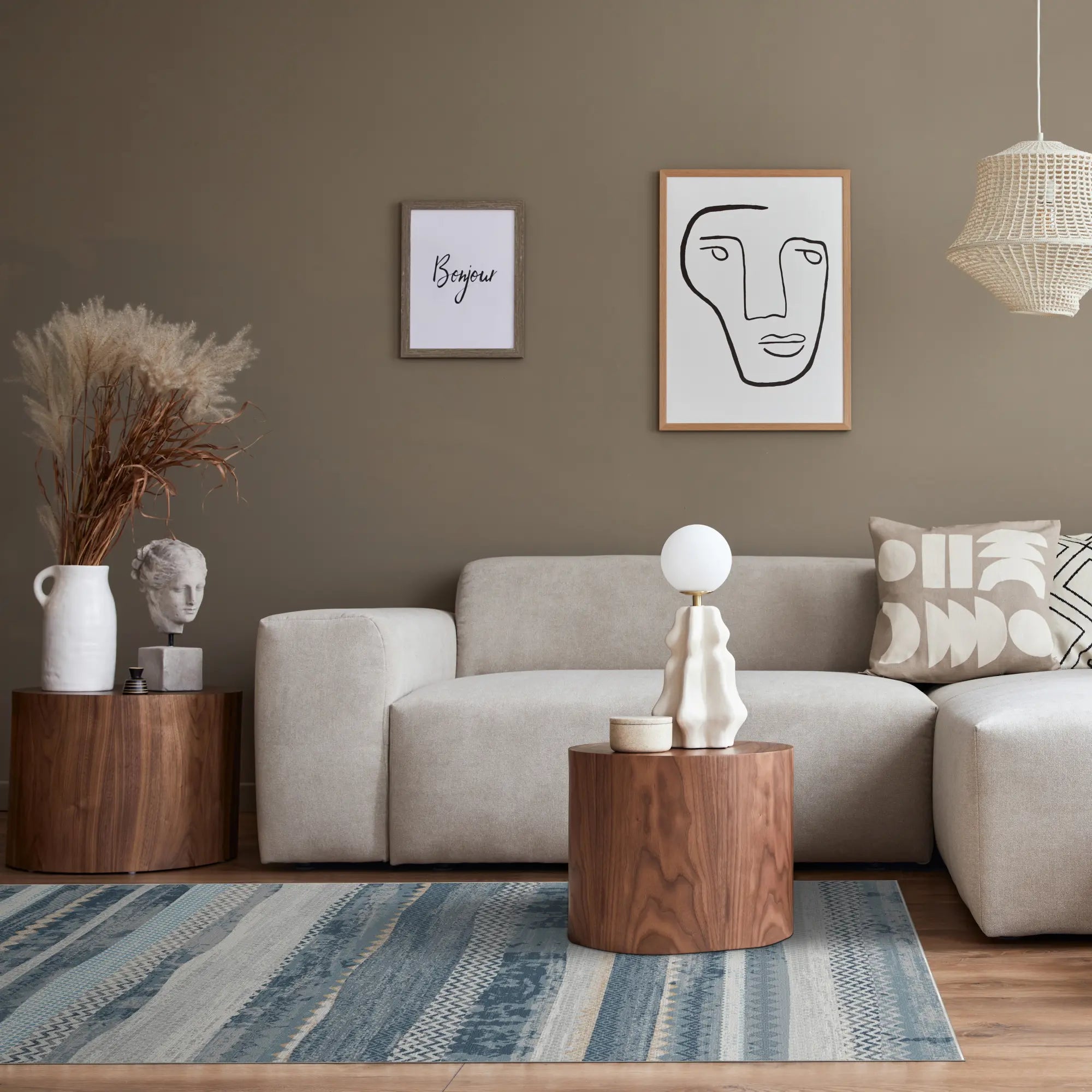 Indigo Nomad Horizon Tribal Rug