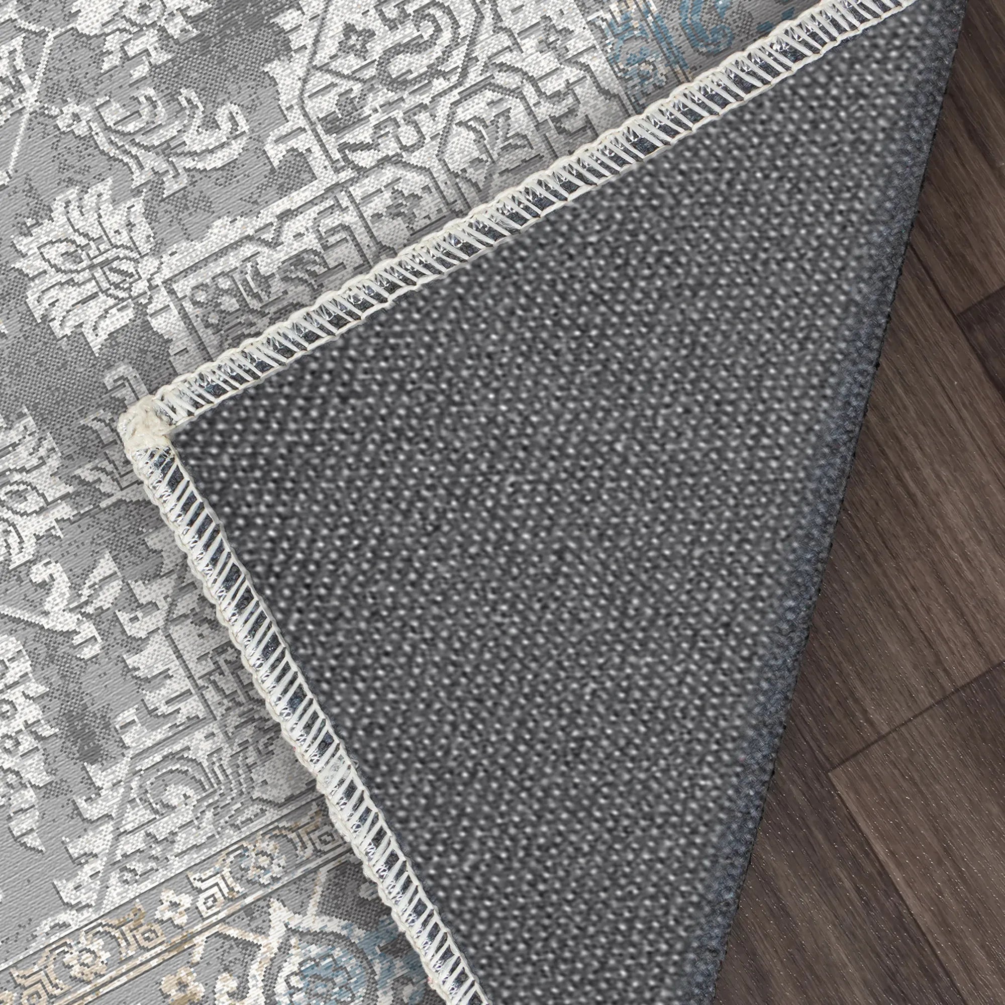 Silver Azure Aura Rug