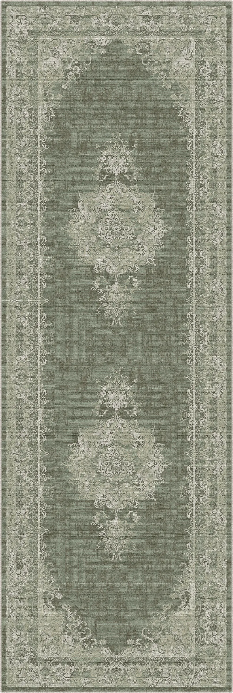 Vintage Sage Green Rug