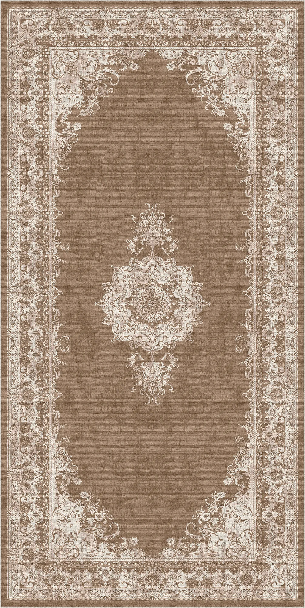 Vintage Sage Brown Rug