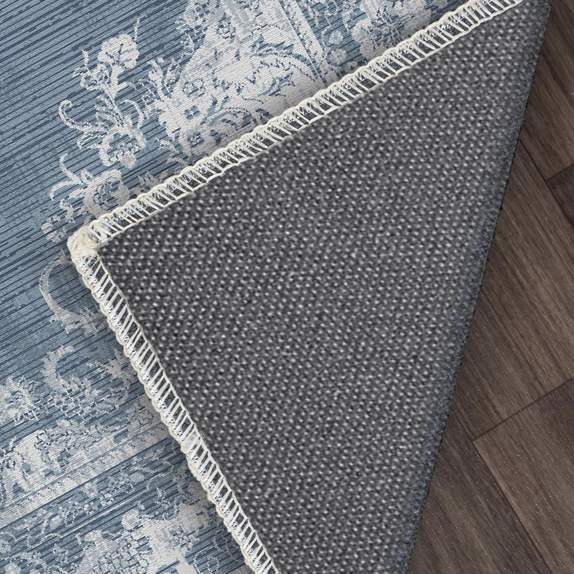 Vintage Sage Light Blue Rug