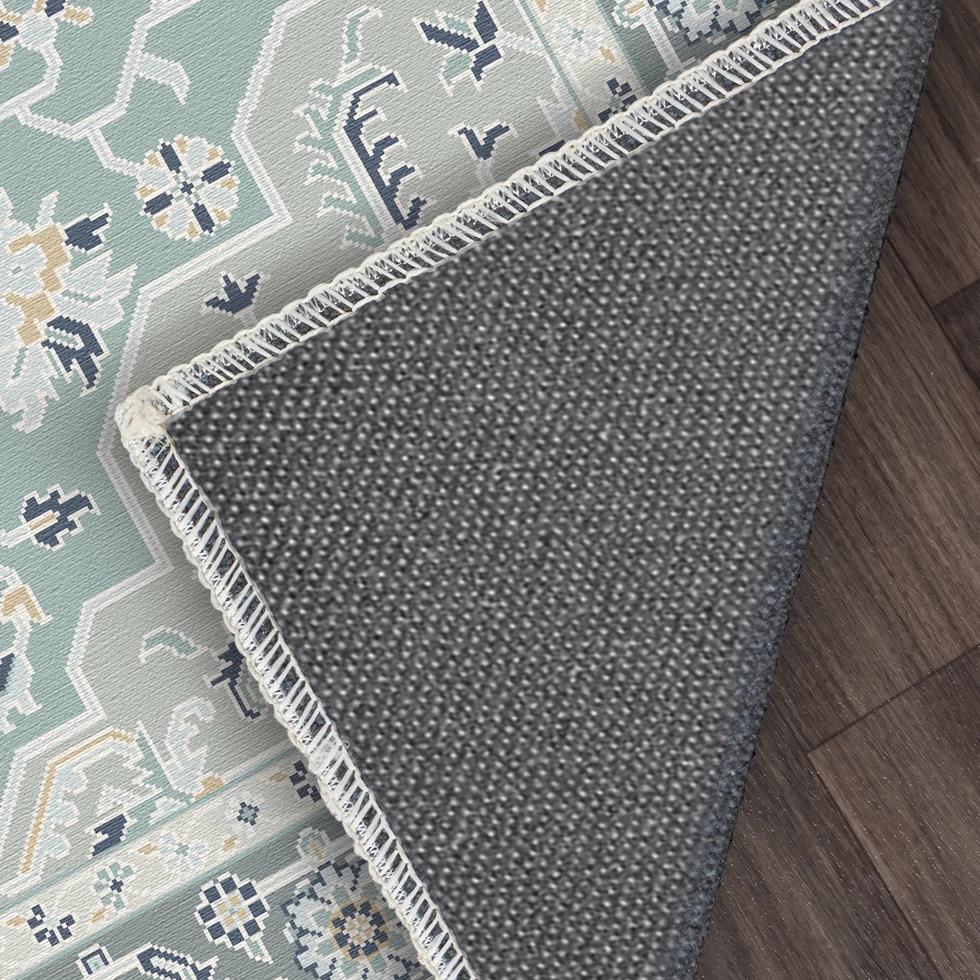 Lyra Silver Azure Rug