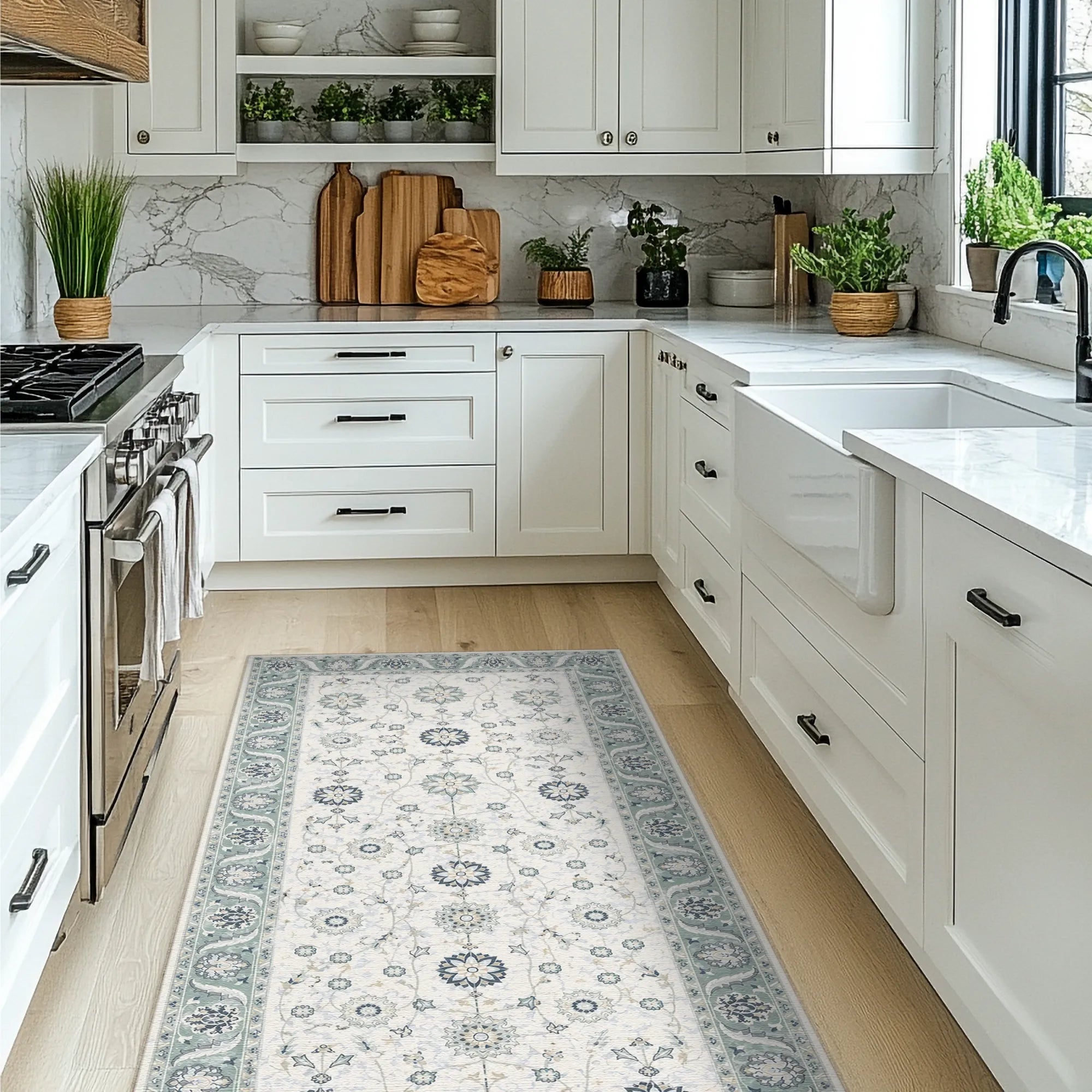 Veda Sage Alabaster Rug
