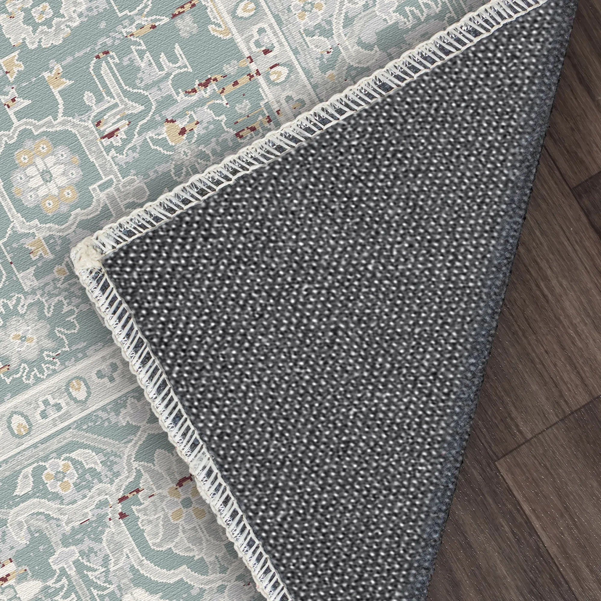 Legacy Eroded Floral Sage Alabaster Rug