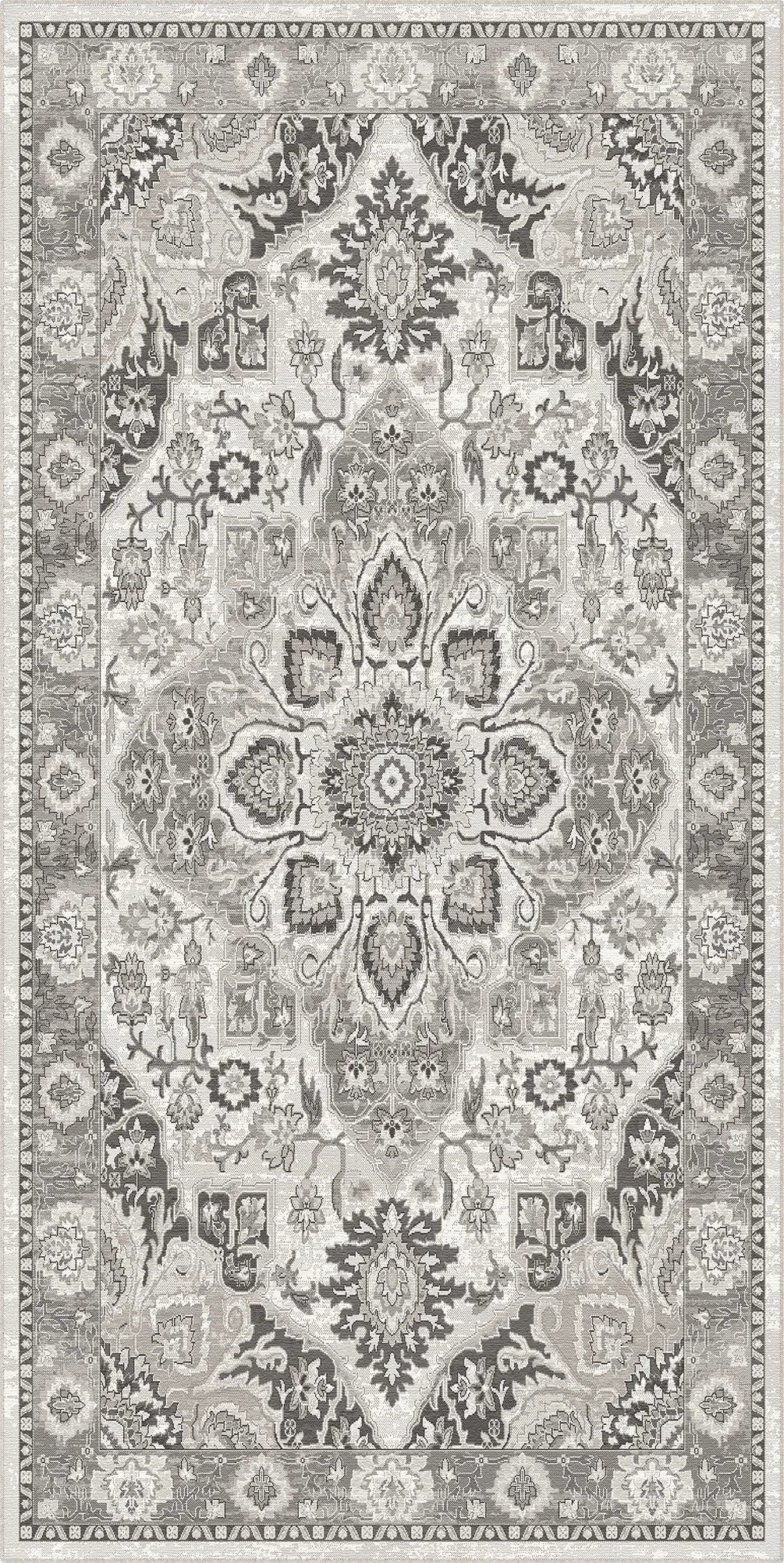 Elysian Grand Medallion Light Grey