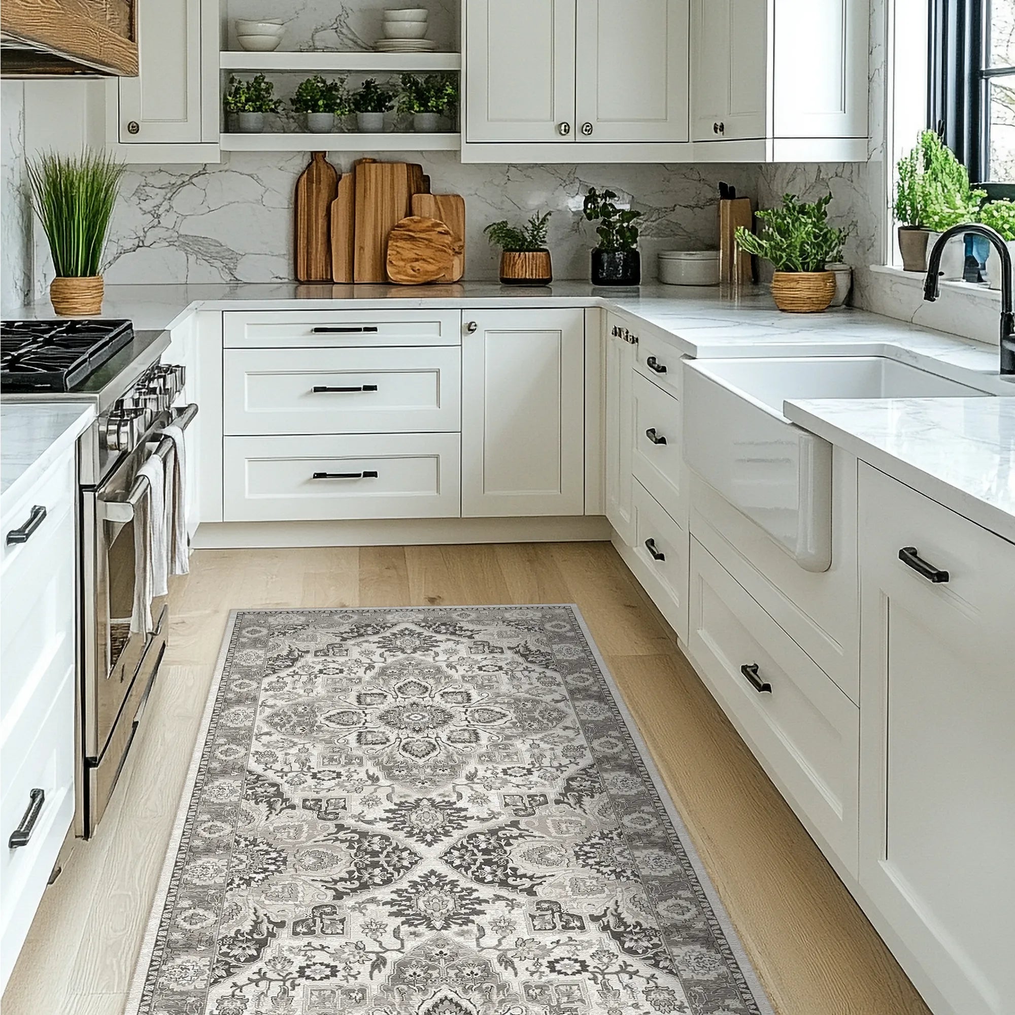 Elysian Grand Medallion Light Grey