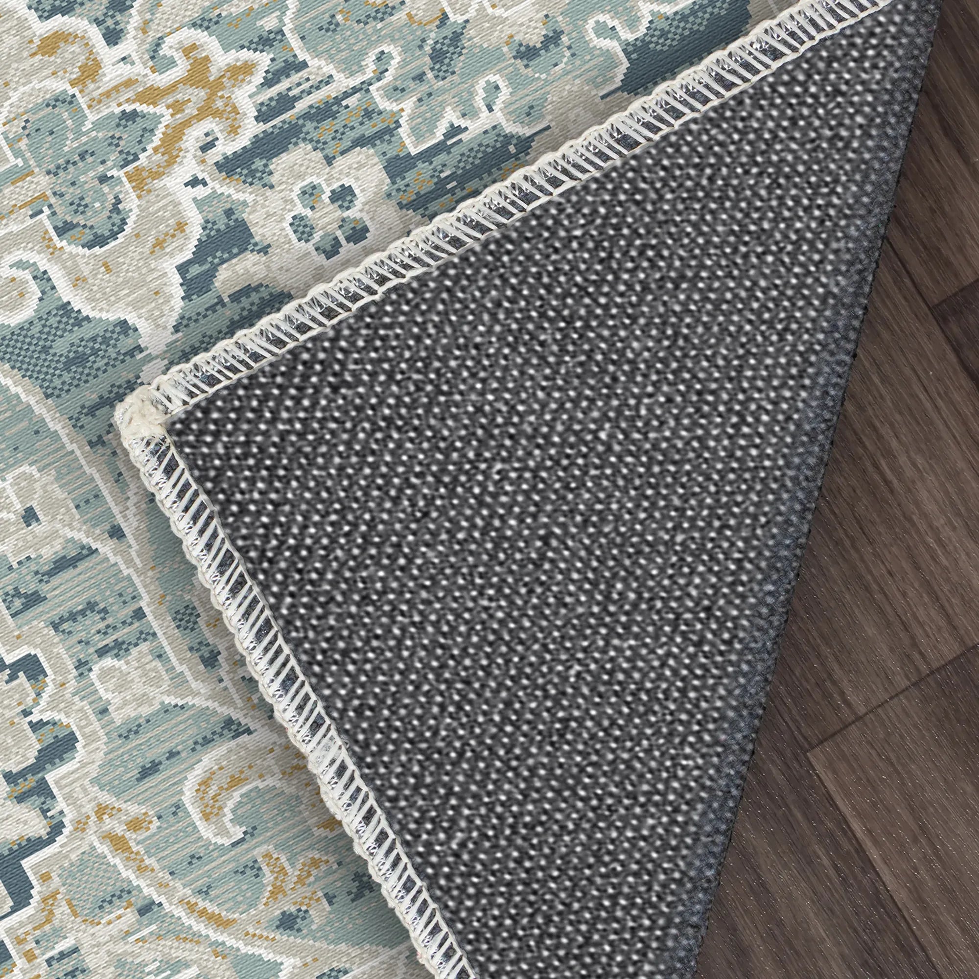 Dynasty Distressed Trellis Blue