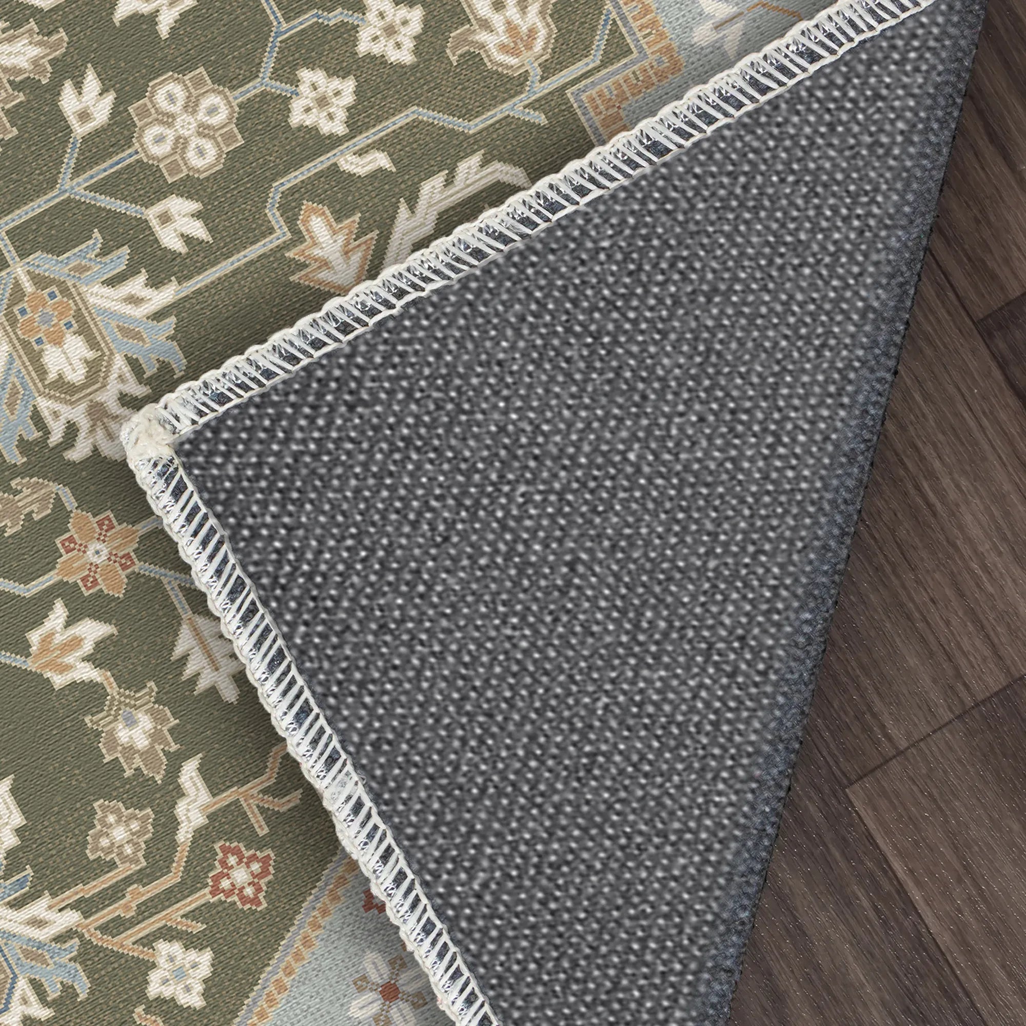 Pearl Green Medallion Rug