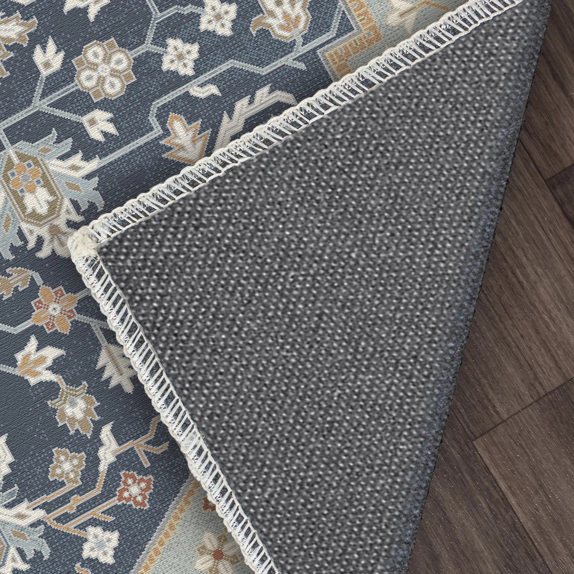 Pearl Blue Medallion Rug